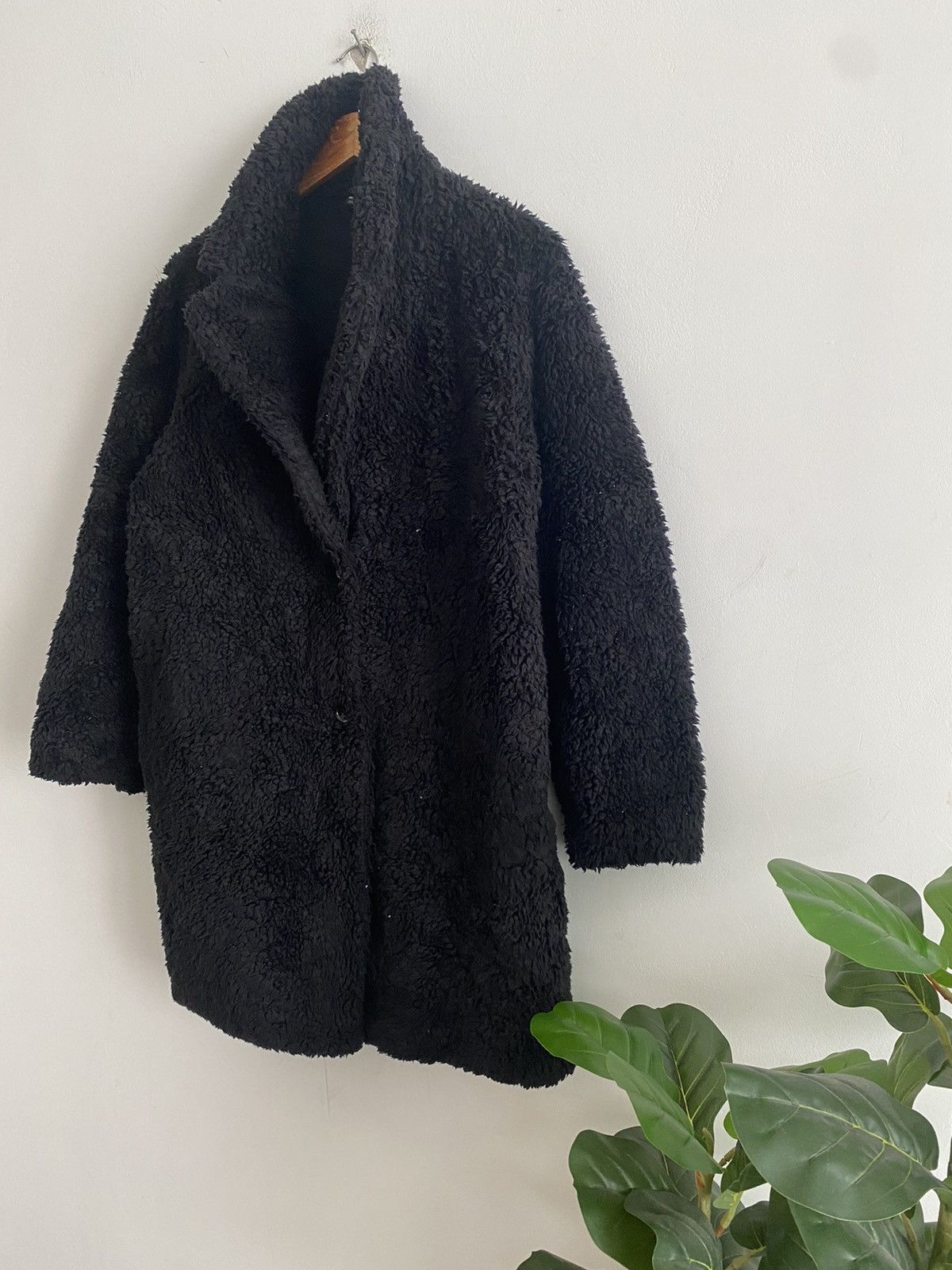 Japanese Brand × Uniqlo 💥best offer💥Uniqlo Jacket Sherpa Fur Black Colour Size US L / EU 52-54 / 3 - 4 Thumbnail