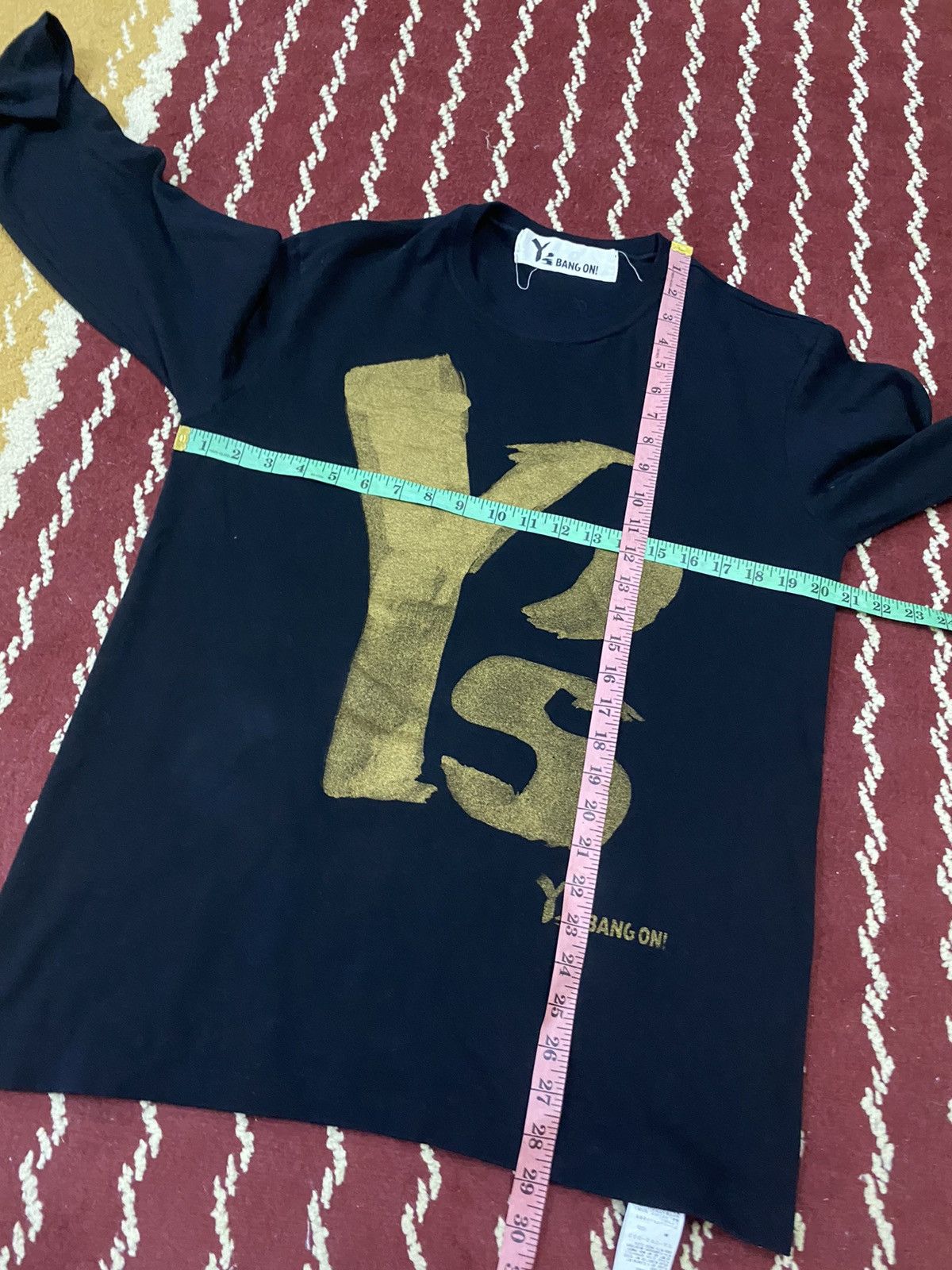 Japanese Brand × Y's × Yohji Yamamoto YOHJI YAMAMOTO BIG LOGO TEE Size US M / EU 48-50 / 2 - 9 Thumbnail