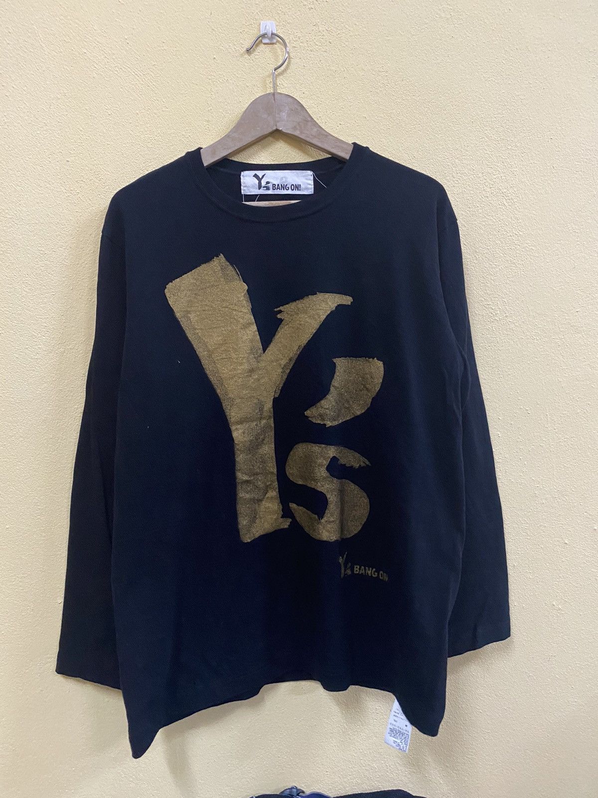 Japanese Brand × Y's × Yohji Yamamoto YOHJI YAMAMOTO BIG LOGO TEE Size US M / EU 48-50 / 2 - 1 Thumbnail