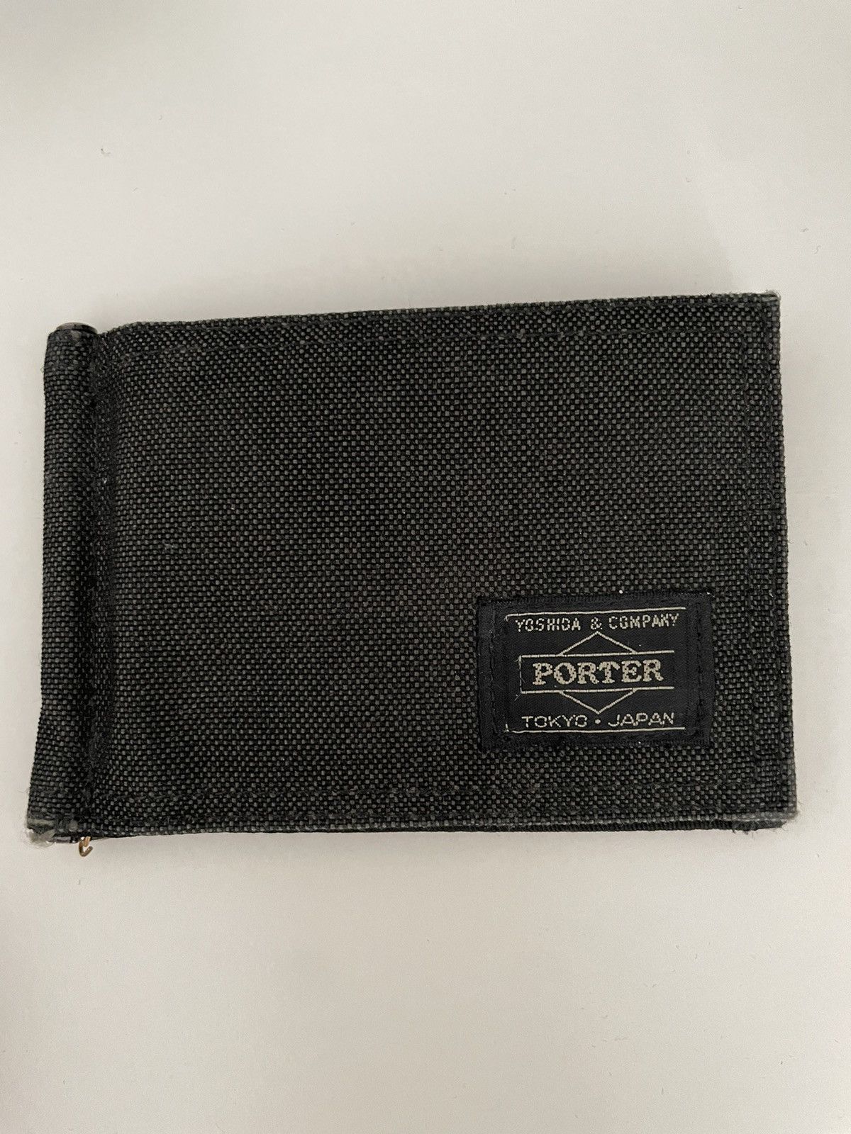 Porter Black porter yoshida wallet with clip | Grailed
