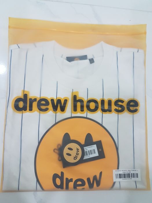 Drew House drew house mascot ss tee navy pinstripe | Grailed