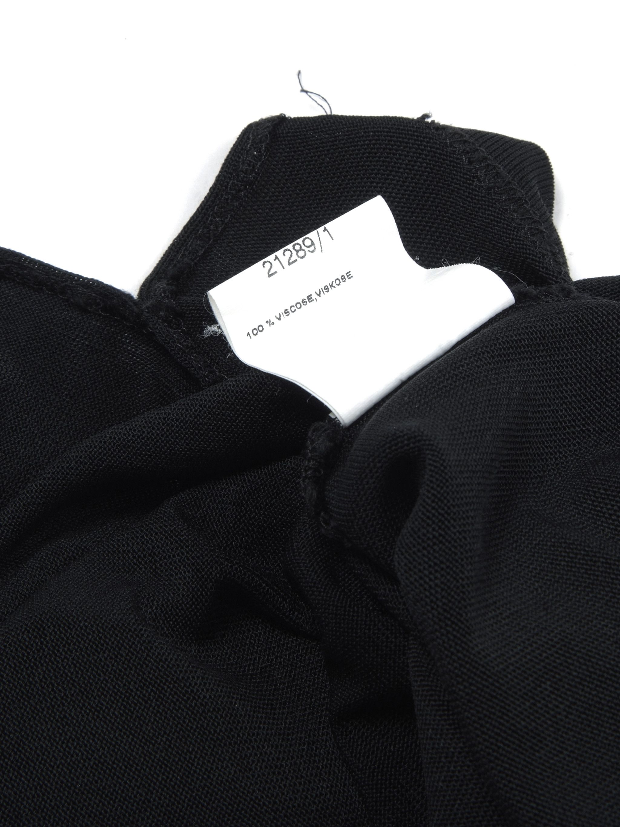 Beauty Beast Vintage Marc Cain Black Mesh Viscose Tank Top Size S / US 4 / IT 40 - 6 Thumbnail