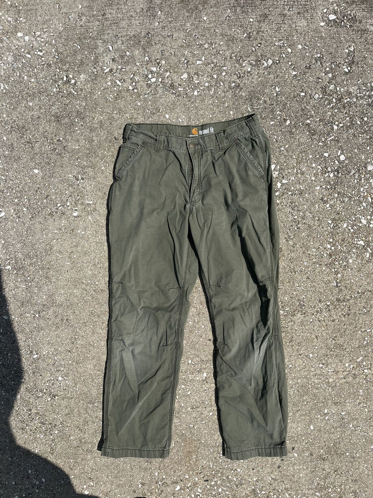 Carhartt Carhartt olive green work pants Grailed