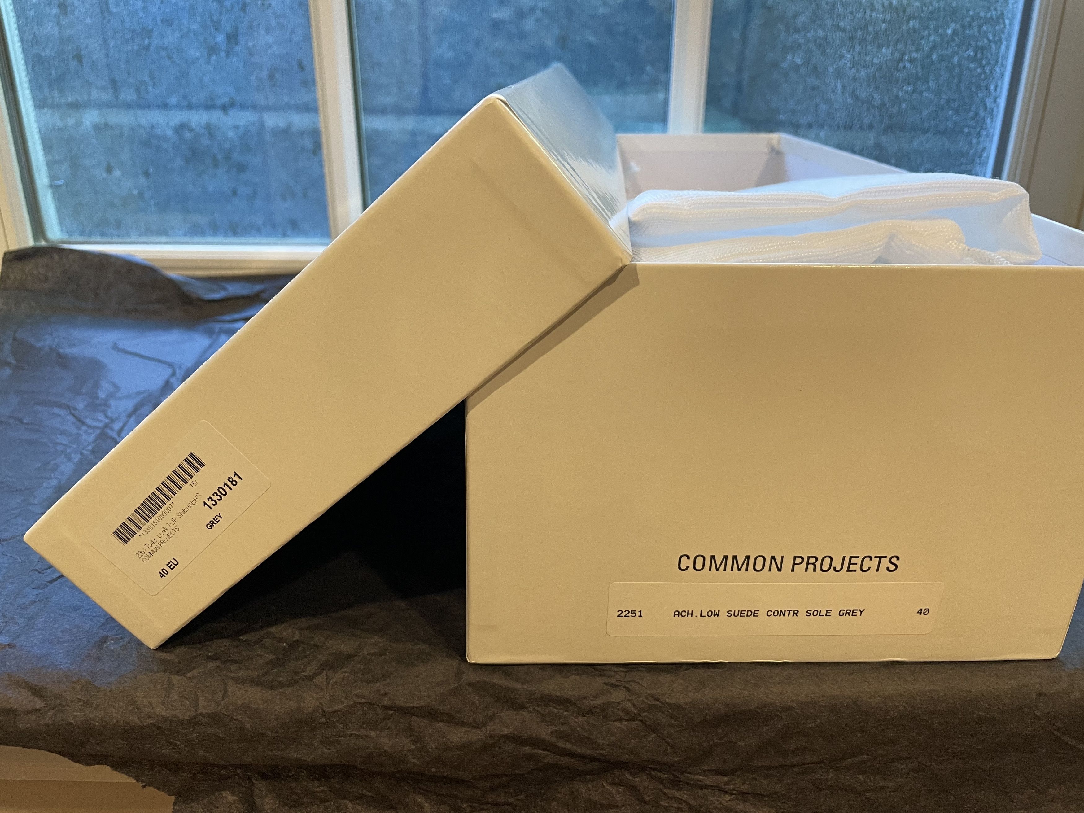 Common Projects NEW ACHILLES LOW SUEDE GREY Size US 7 / EU 40 - 1 Thumbnail