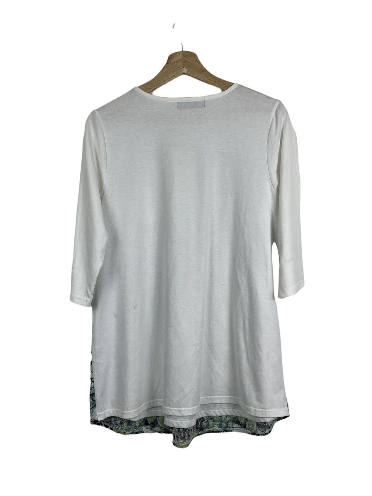 Kansai Yamamoto Kansai BIS Botanical Mesh Print Long Tee | Japan Avant-Garde Size M / US 6-8 / IT 42-44 - 2 Thumbnail