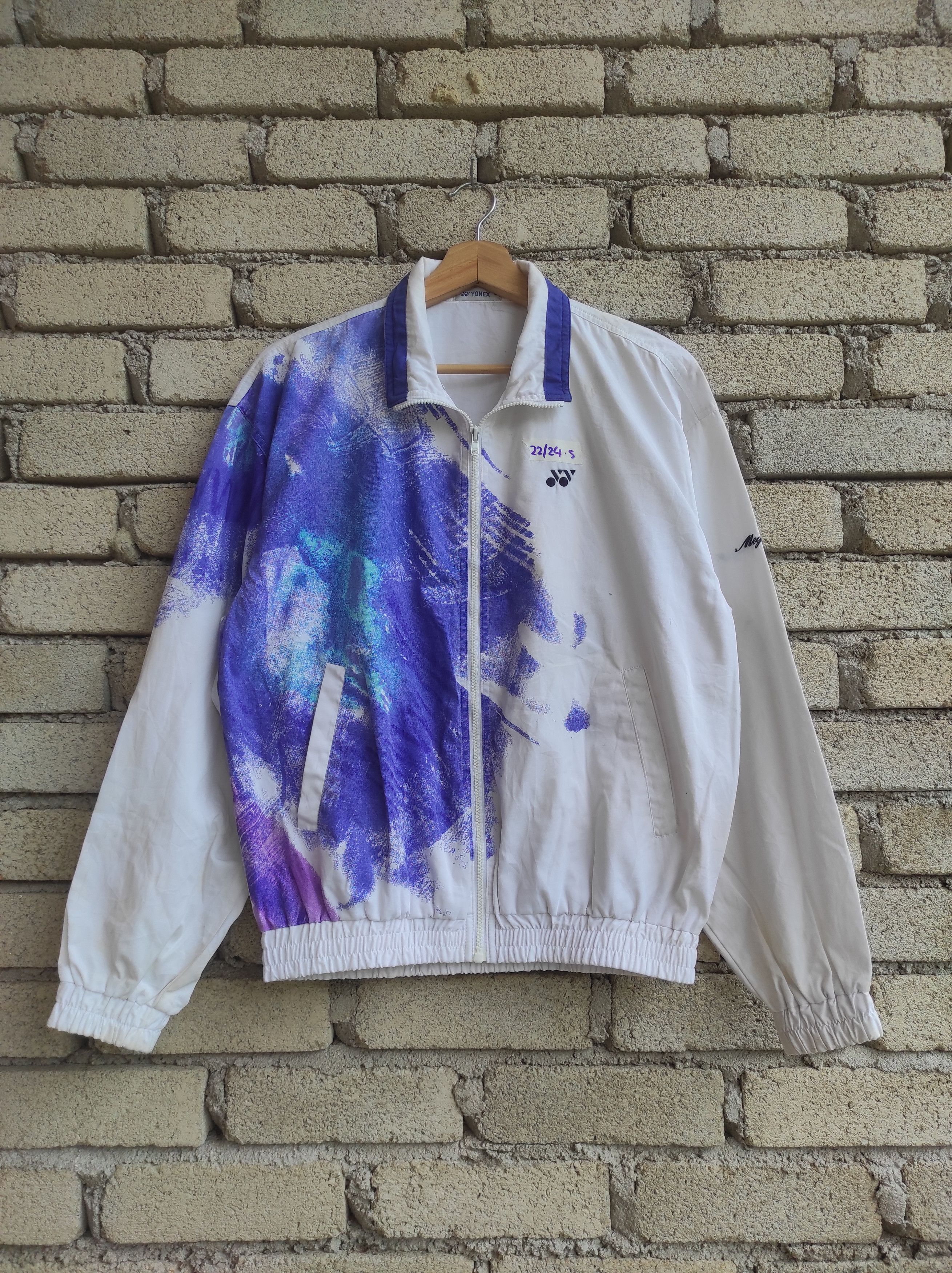 yonex vintage sportswear japan overprint jacket