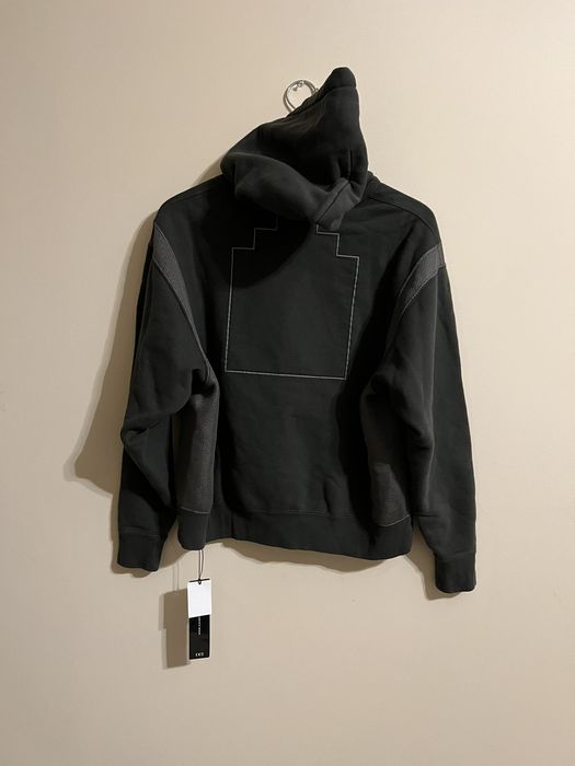 Cav Empt Overdye Side Mesh Heavy Hoodie Black | Grailed