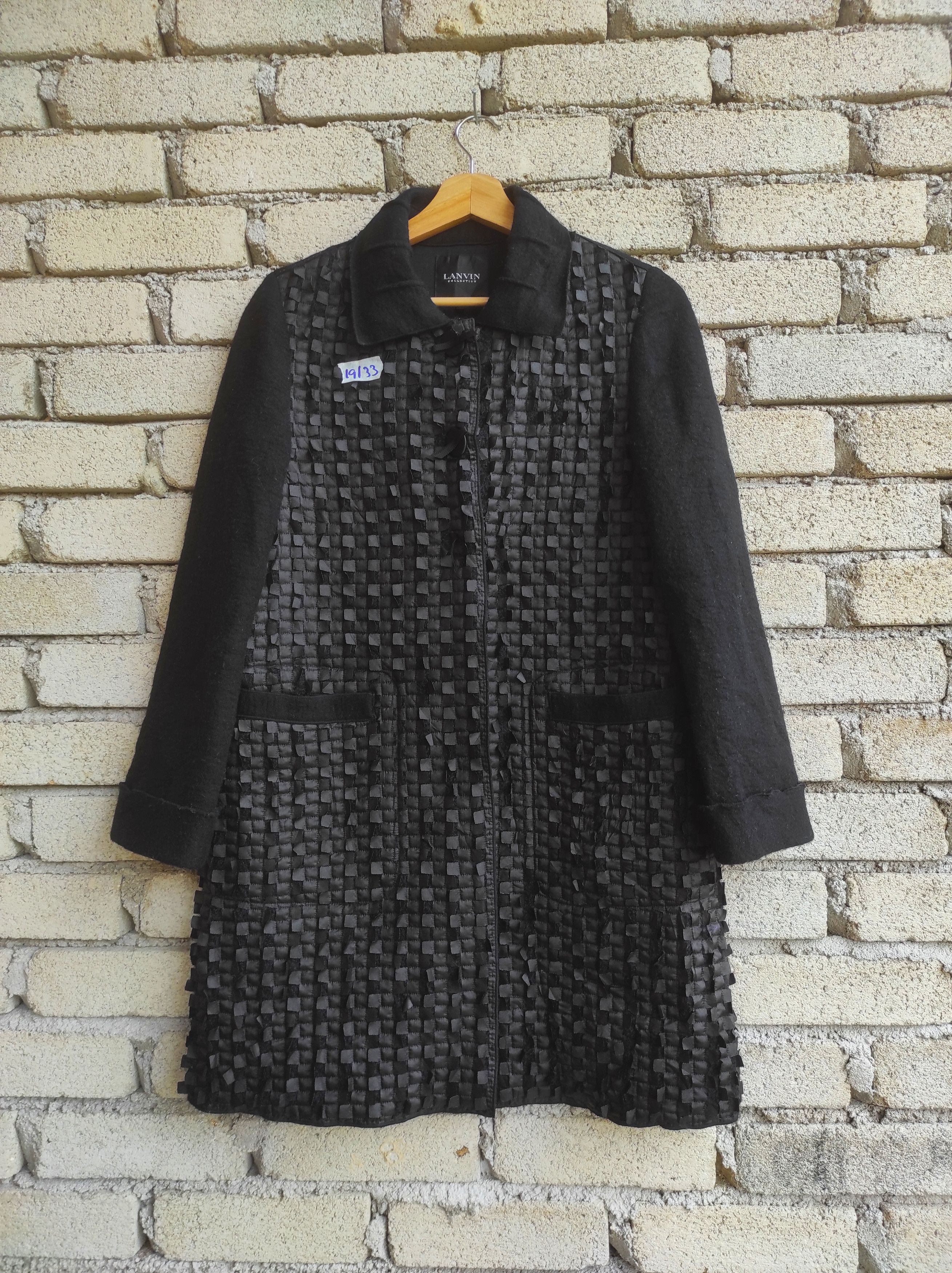 lanvin collection japan patchwork rare jacket dress