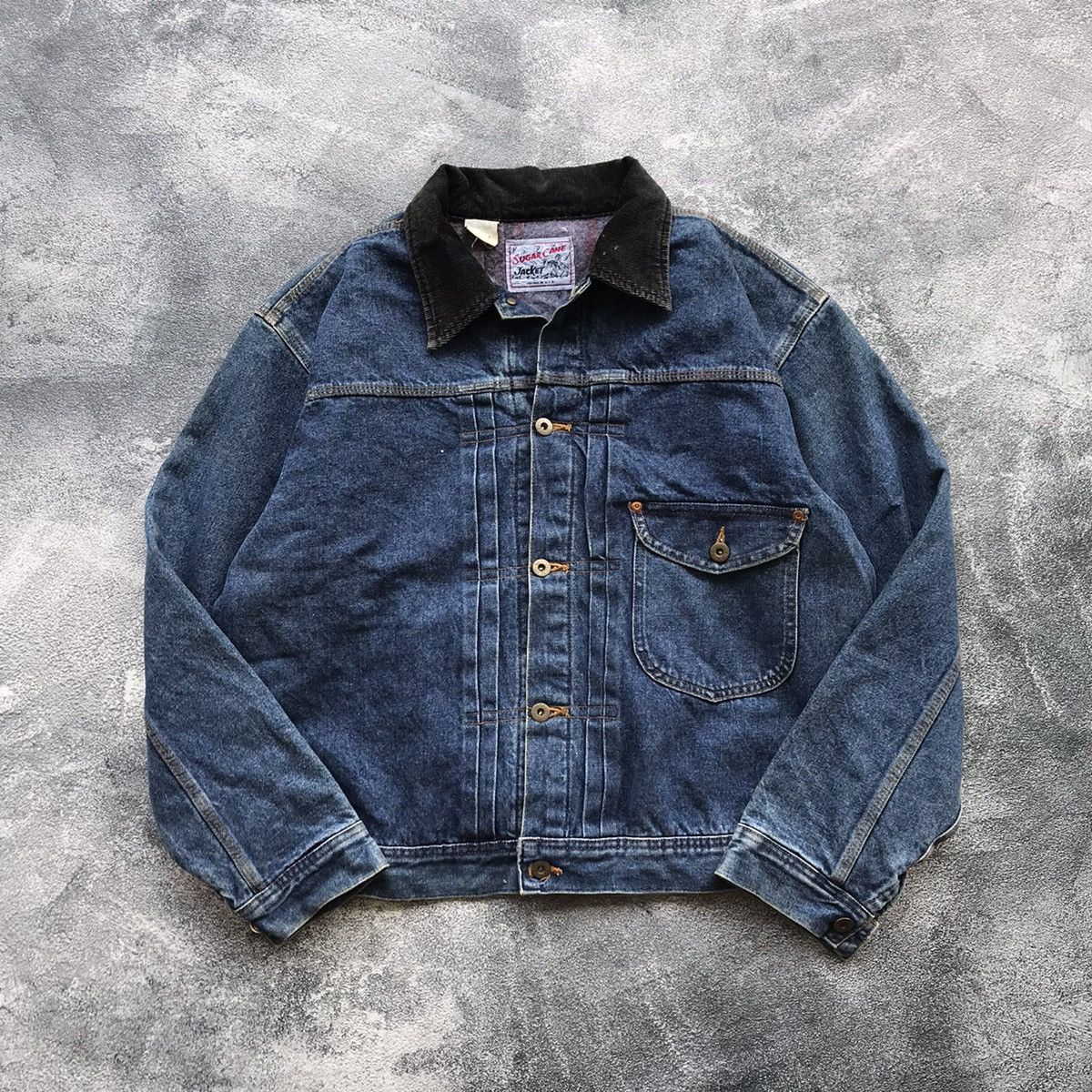 Sugar Cane Vintage sugar cane trucker denim jacket | Grailed