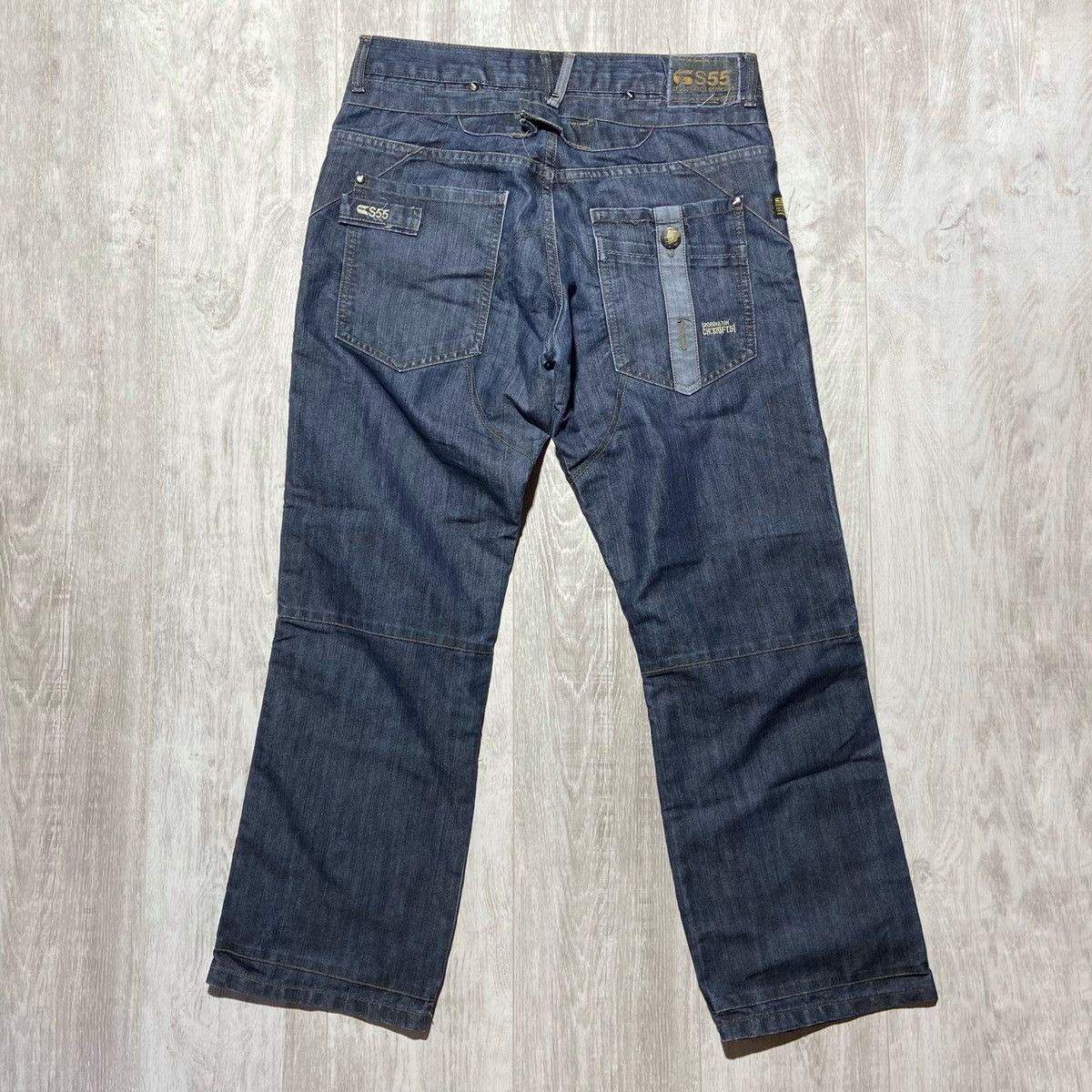 Japanese Brand × Vintage Vintage Crosshatch Jeans Size US 36 / EU 52 - 2 Thumbnail