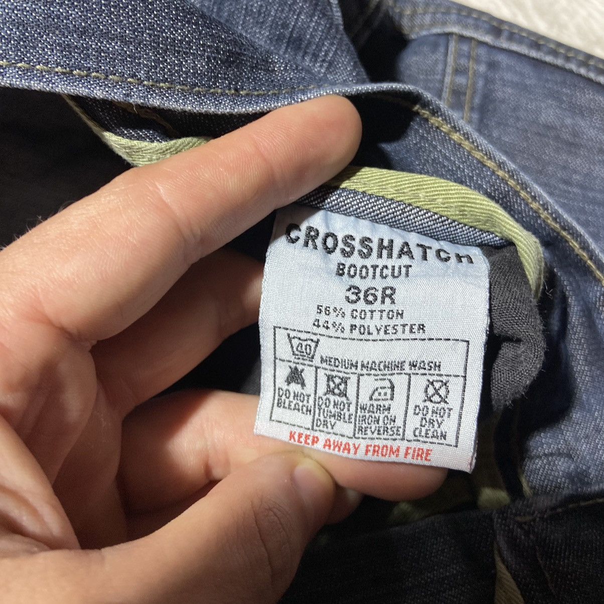 Japanese Brand × Vintage Vintage Crosshatch Jeans Size US 36 / EU 52 - 8 Thumbnail
