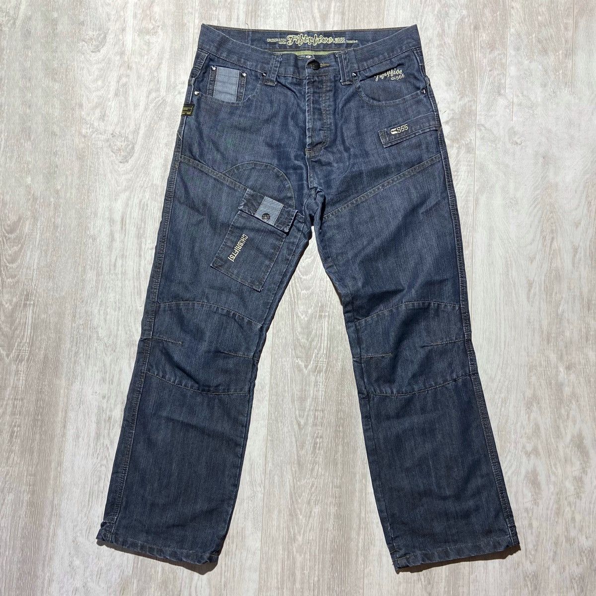 Japanese Brand × Vintage Vintage Crosshatch Jeans Size US 36 / EU 52 - 1 Thumbnail