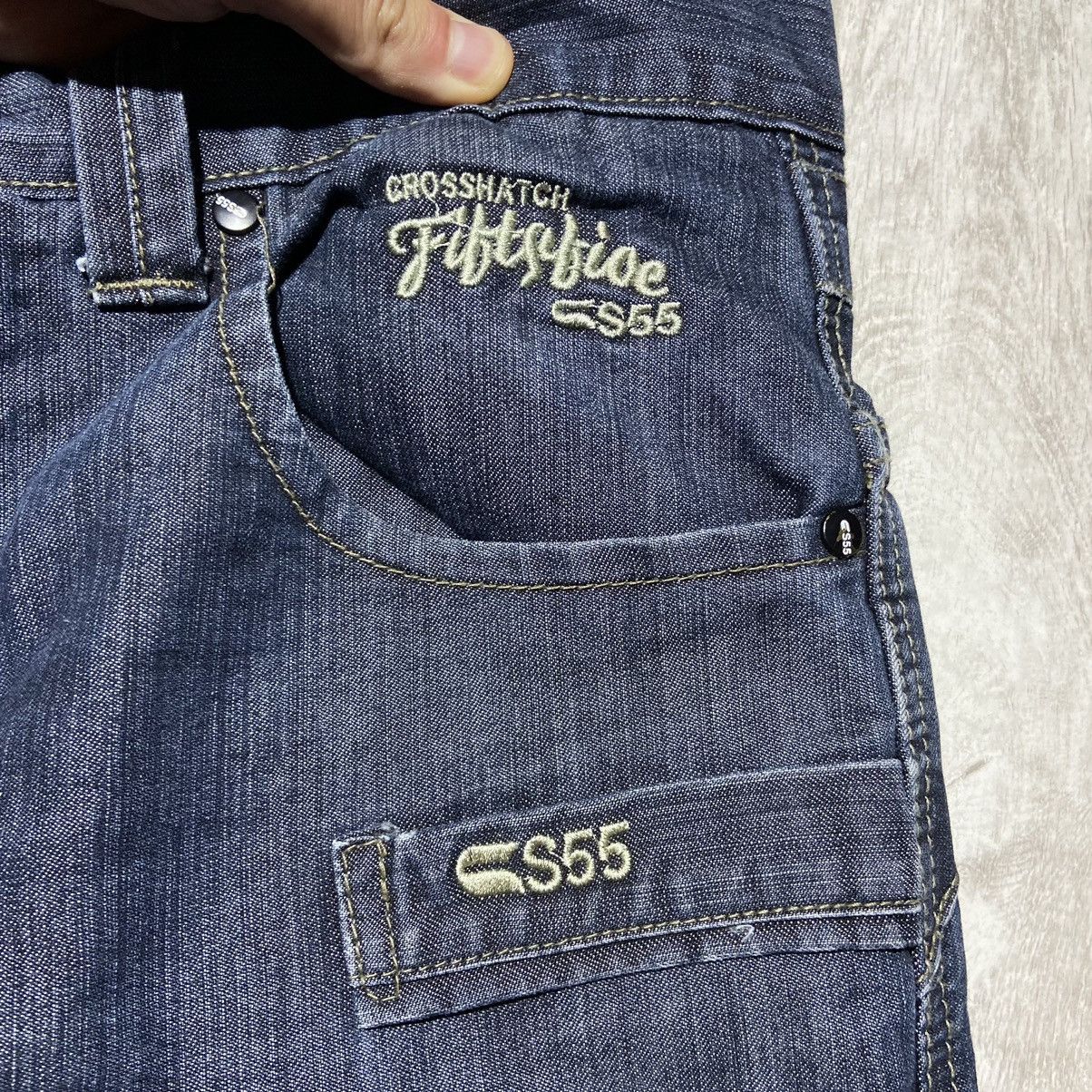 Japanese Brand × Vintage Vintage Crosshatch Jeans Size US 36 / EU 52 - 6 Thumbnail