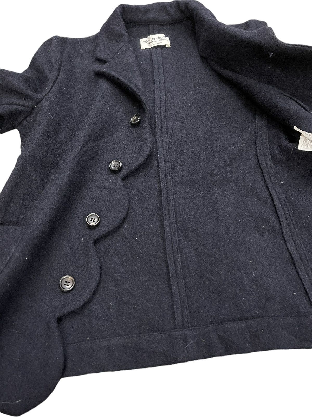 Comme des Garcons × Japanese Brand Comme des garcon blazer casual wool Size S / US 4 / IT 40 - 8 Thumbnail