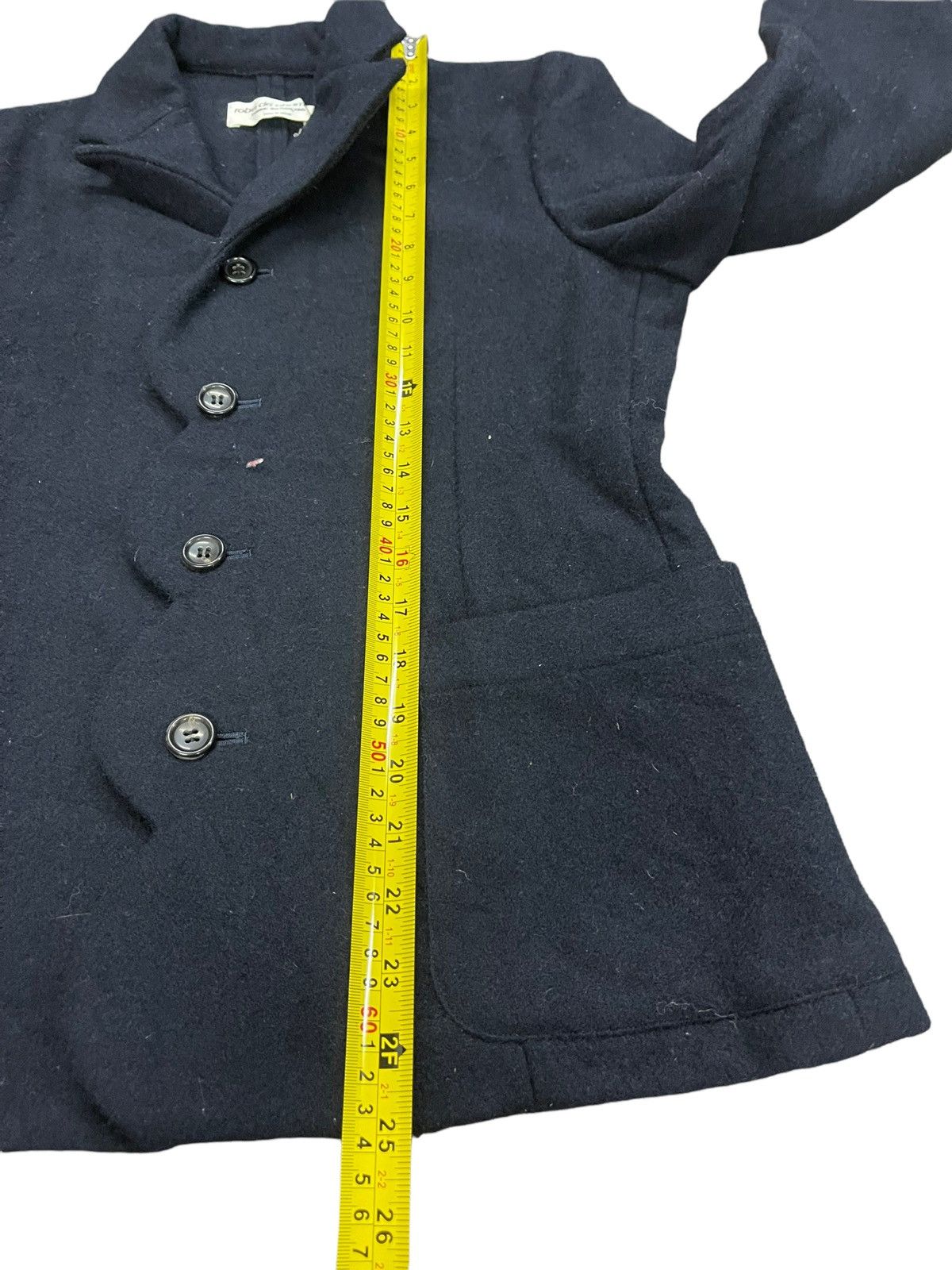 Comme des Garcons × Japanese Brand Comme des garcon blazer casual wool Size S / US 4 / IT 40 - 4 Thumbnail