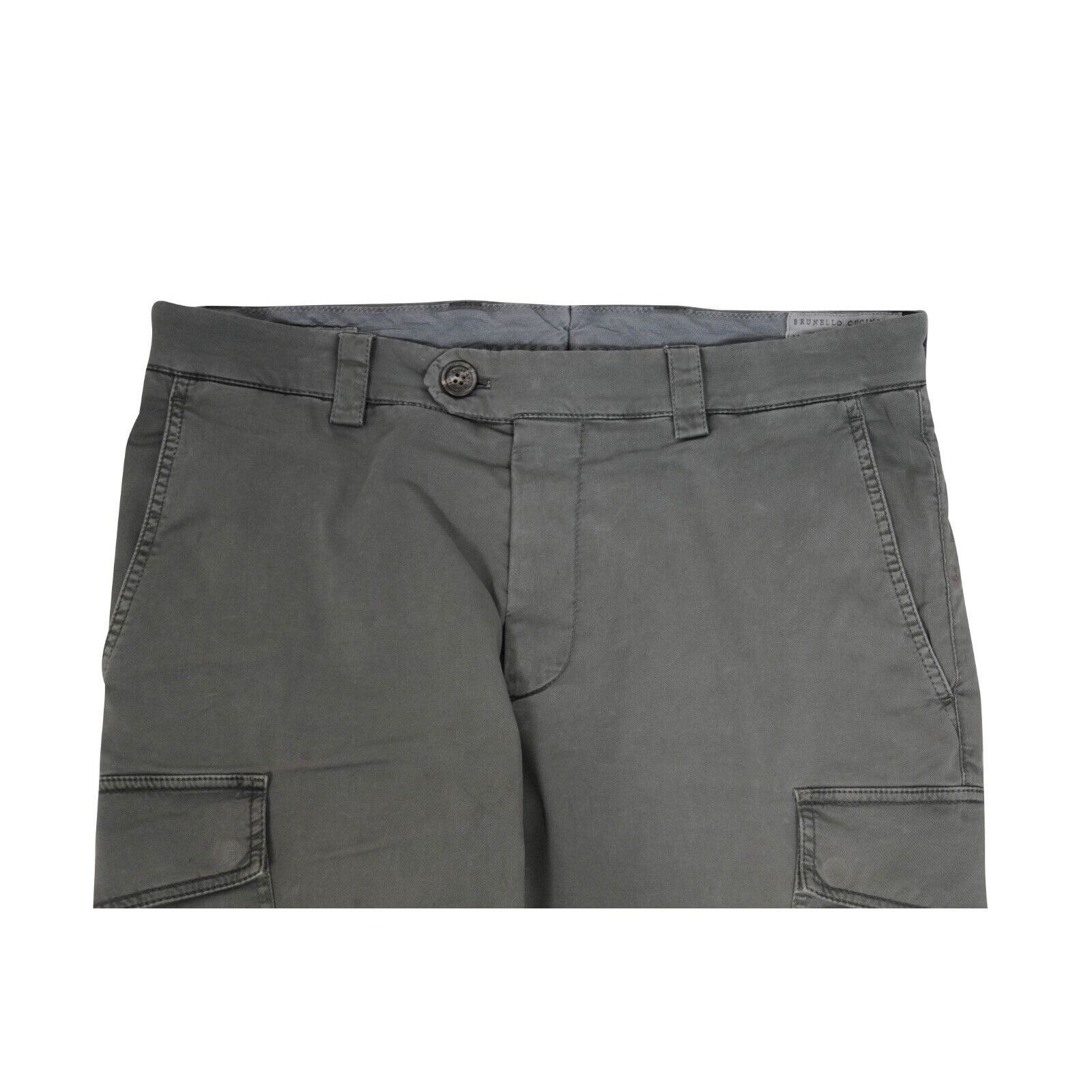 Brunello Cucinelli Leisure Fit Cargo Pants Straight Leg - 01112 Size US 30 / EU 46 - 5 Thumbnail