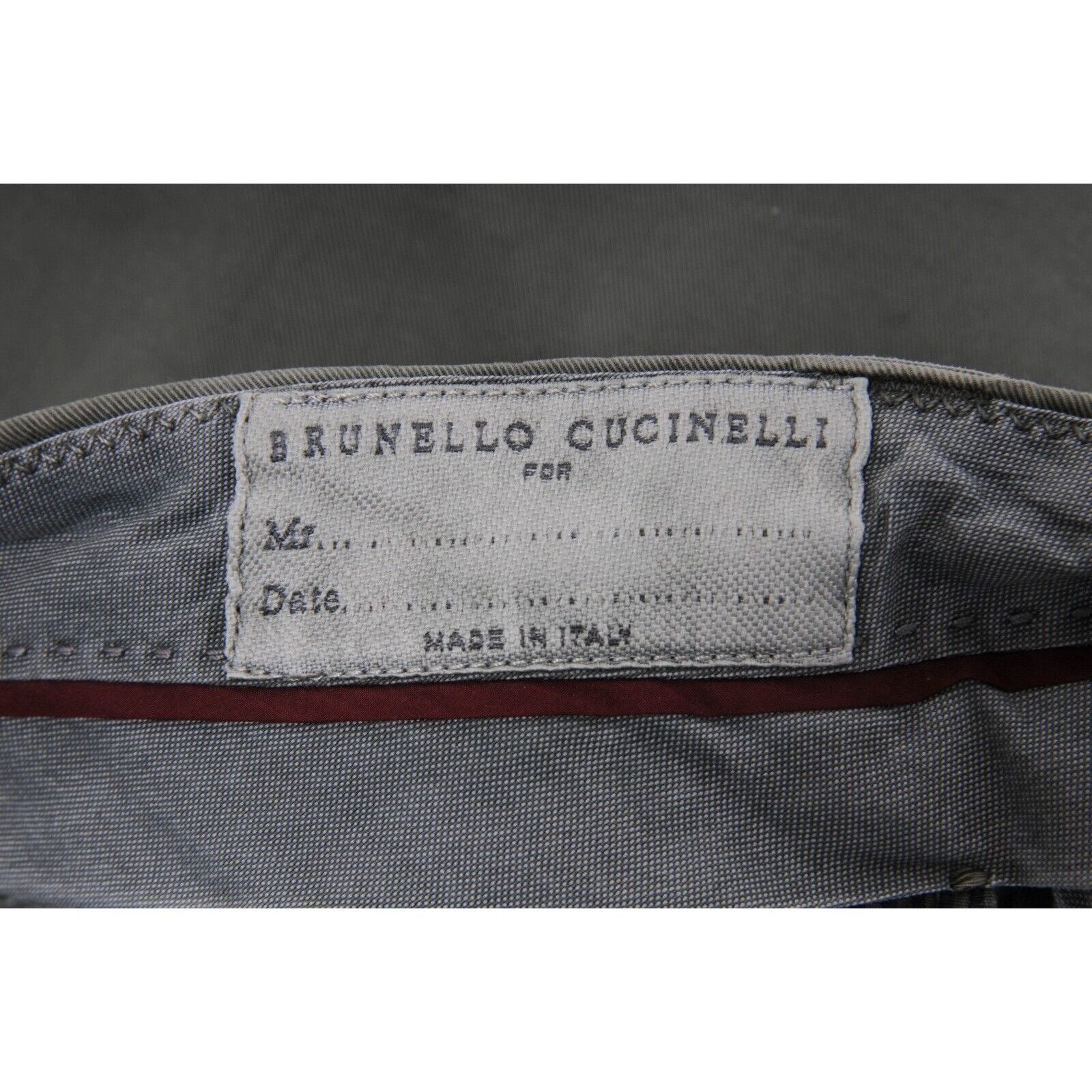 Brunello Cucinelli Leisure Fit Cargo Pants Straight Leg - 01112 Size US 30 / EU 46 - 6 Thumbnail