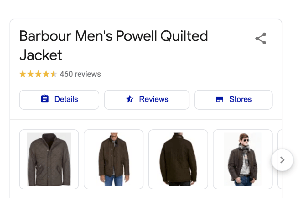 Barbour POWELL Size US L / EU 52-54 / 3 - 5 Thumbnail