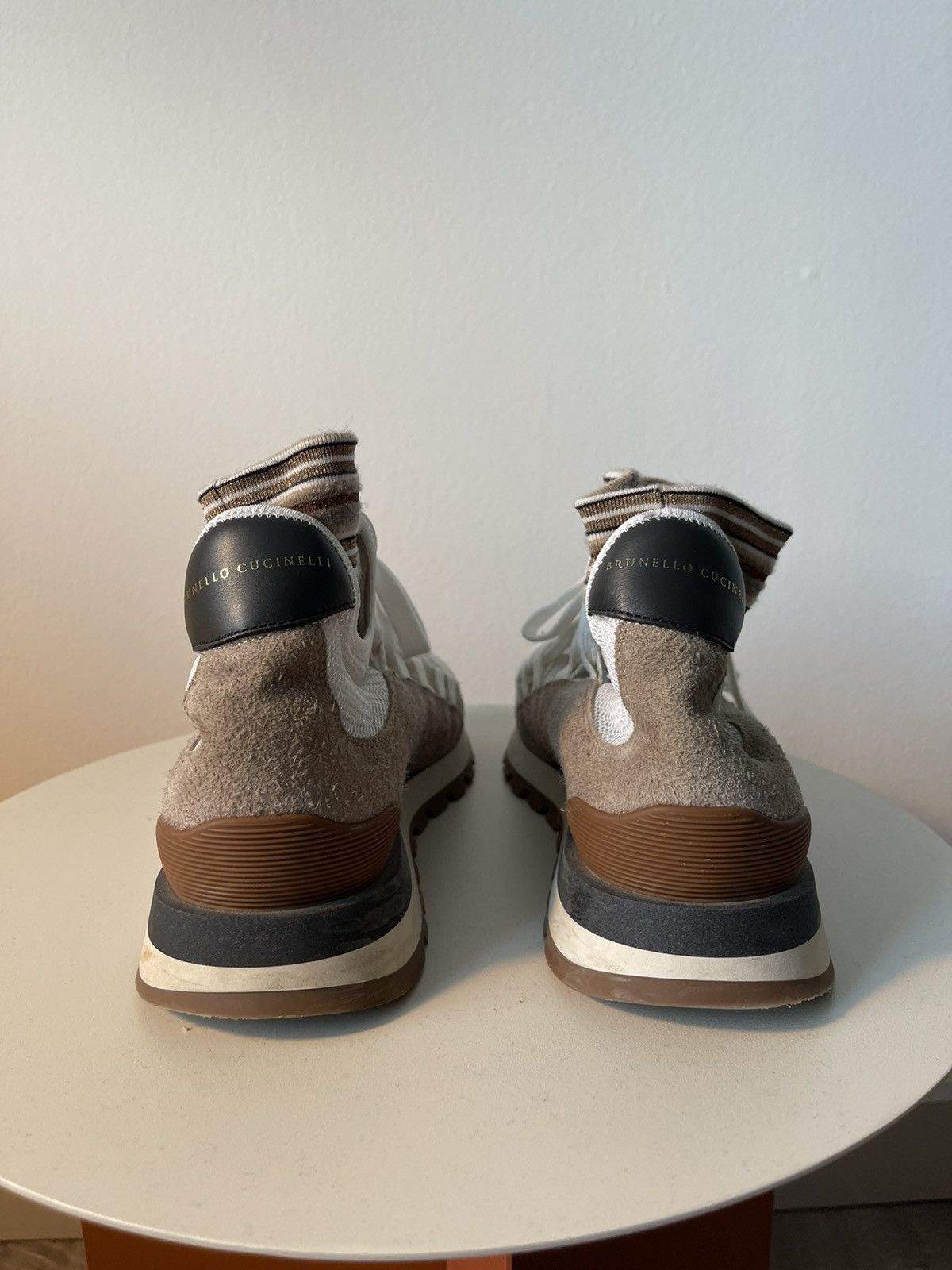 Brunello Cucinelli Brunello Cucunelli Hi-Top Sneakers Size US 9.5 / IT 39.5 - 4 Thumbnail
