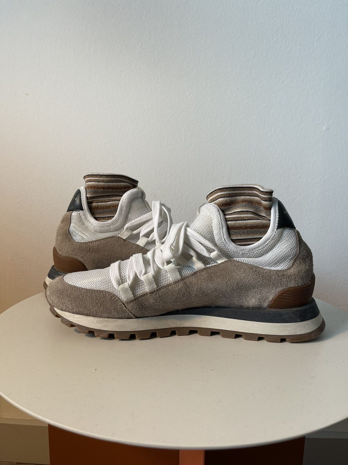 Brunello Cucinelli Brunello Cucunelli Hi-Top Sneakers Size US 9.5 / IT 39.5 - 2 Thumbnail