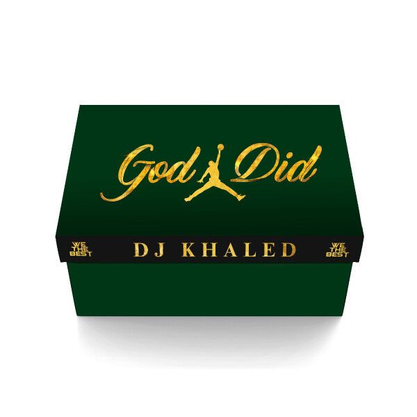 Dj Khaled Small 1/500 Black Exclusive God Did X MJ Did Box Set 3 5 Tee Size US S / EU 44-46 / 1 - 9 Thumbnail