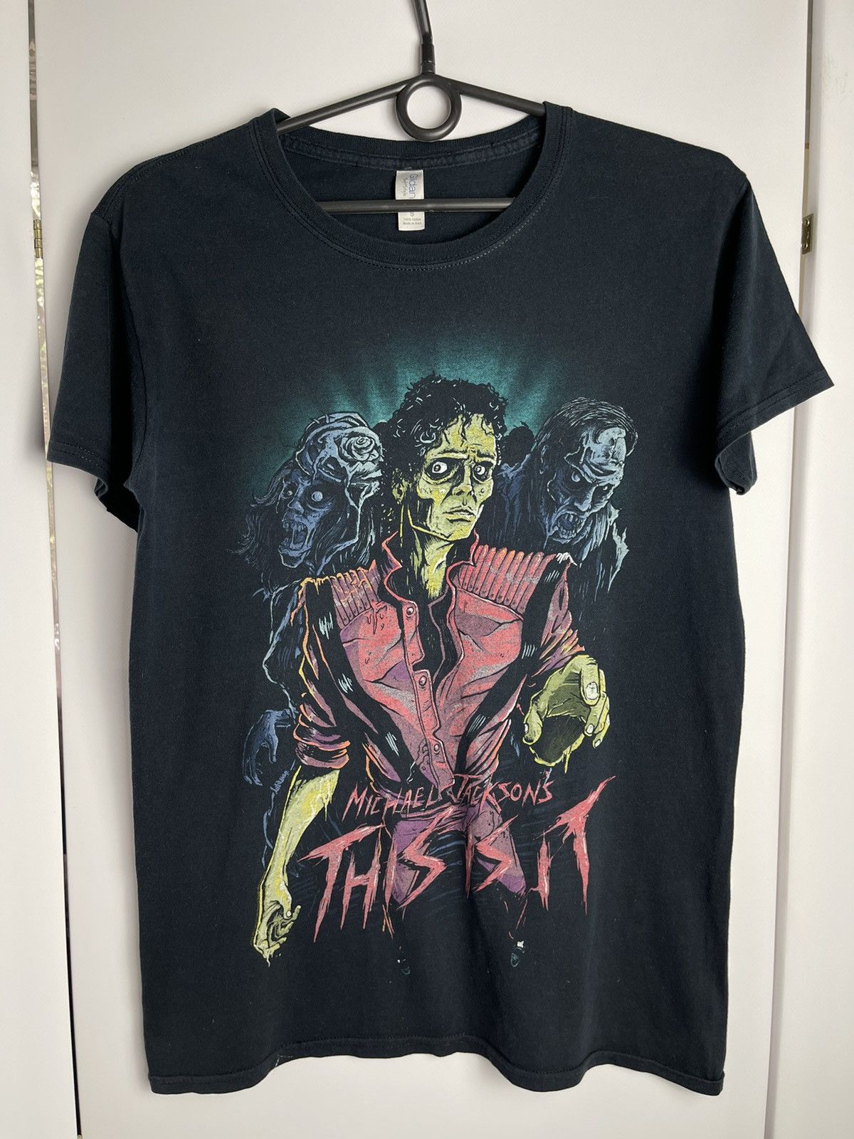 Michael Jackson vintage tee t-shirt Thriller AOP This is it