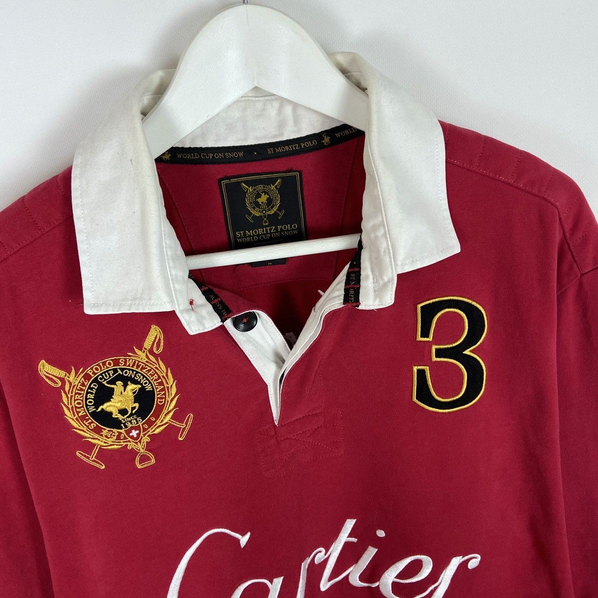 Cartier × Vintage Vintage Cartier St.Moritz Rugby Polo Shirt
