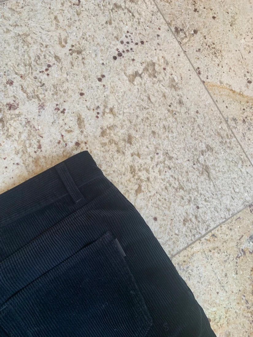 Saint Laurent Paris D17 Corduroy flare Denim in Black Size US 29 - 12 Thumbnail