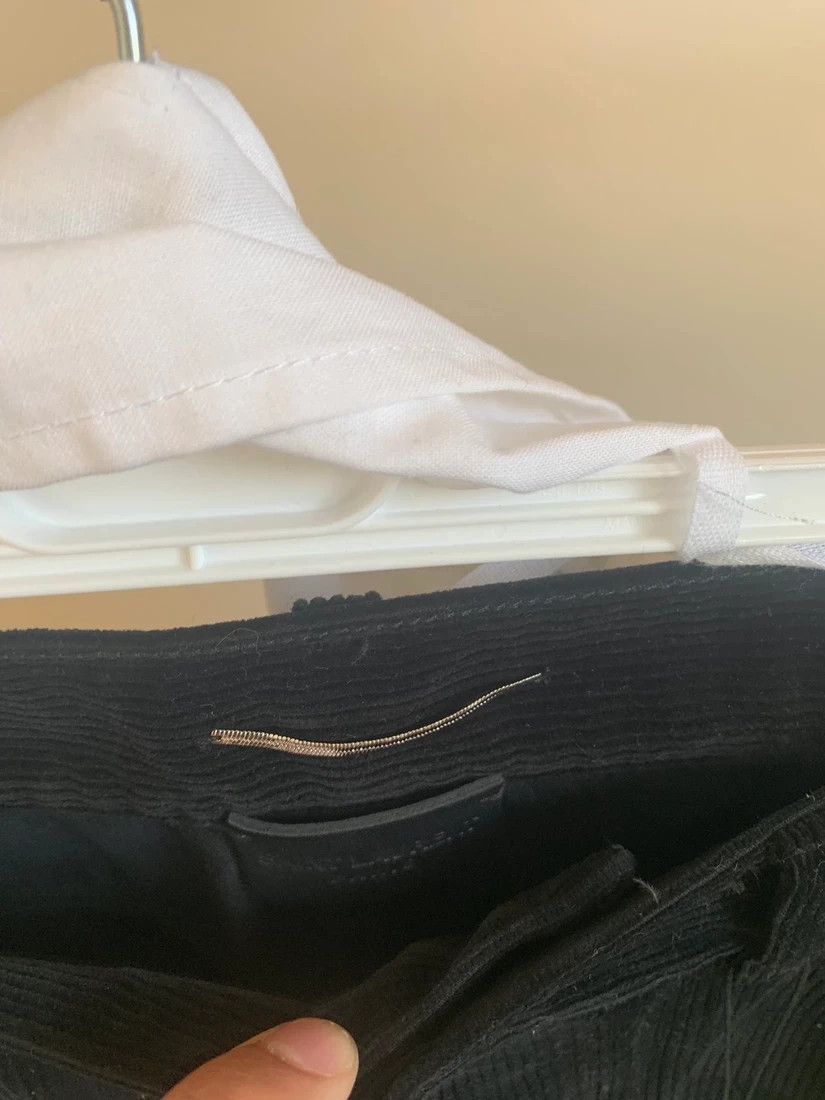 Saint Laurent Paris D17 Corduroy flare Denim in Black Size US 29 - 7 Thumbnail