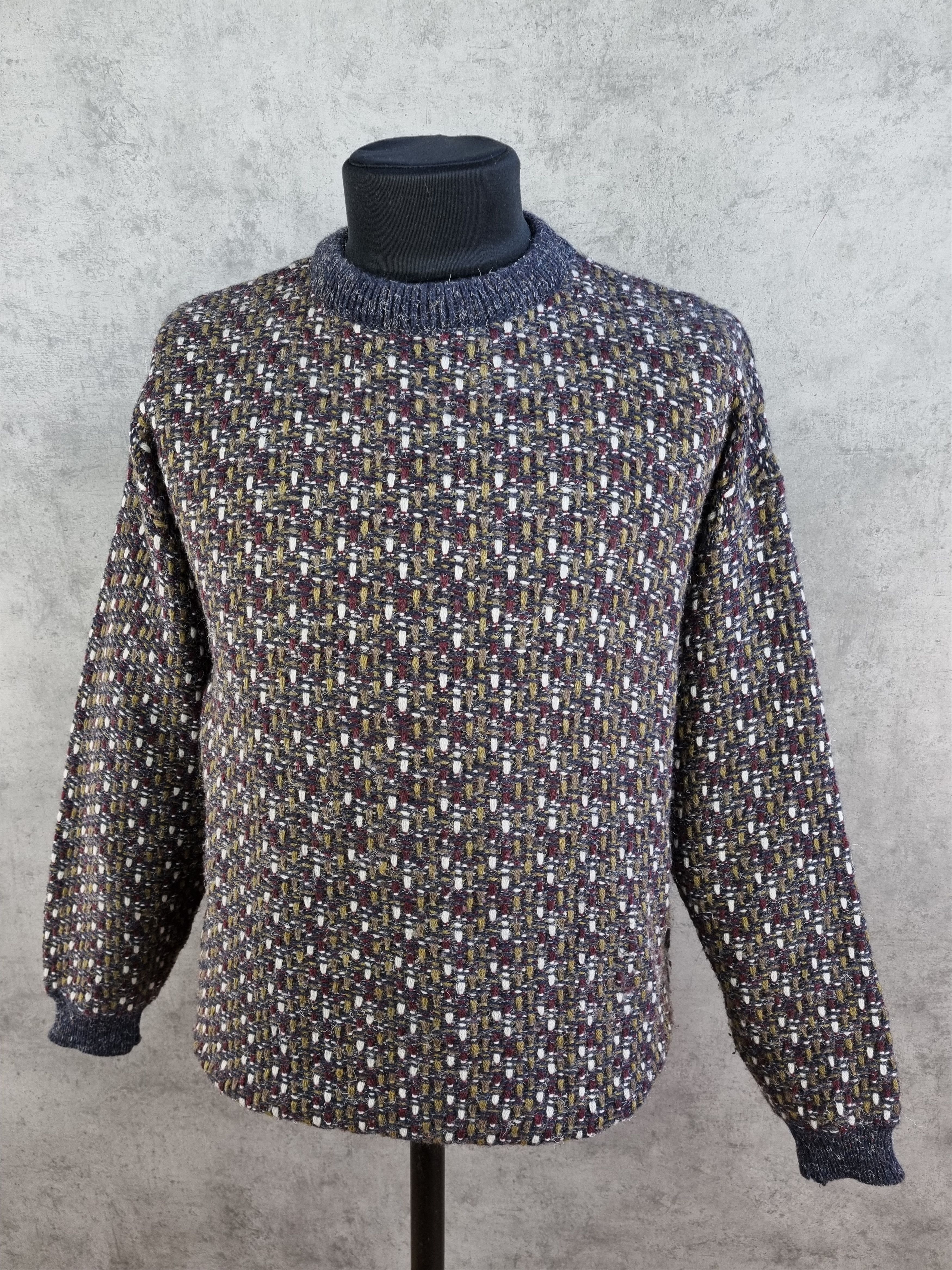 Vintage Rare Wool Beautiful Sweater made in Italy Size US L / EU 52-54 / 3 - 1 Thumbnail