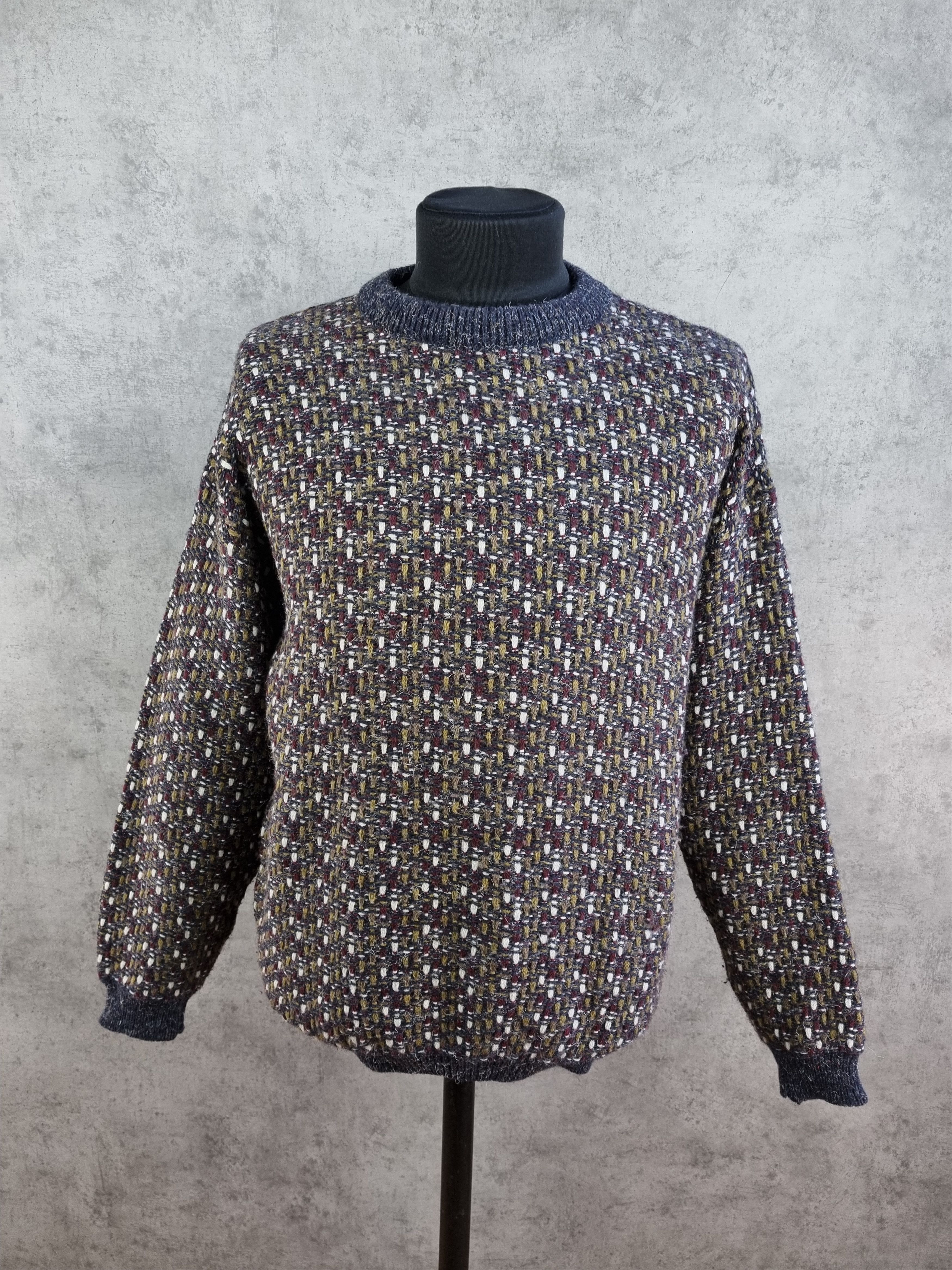 Vintage Rare Wool Beautiful Sweater made in Italy Size US L / EU 52-54 / 3 - 2 Thumbnail