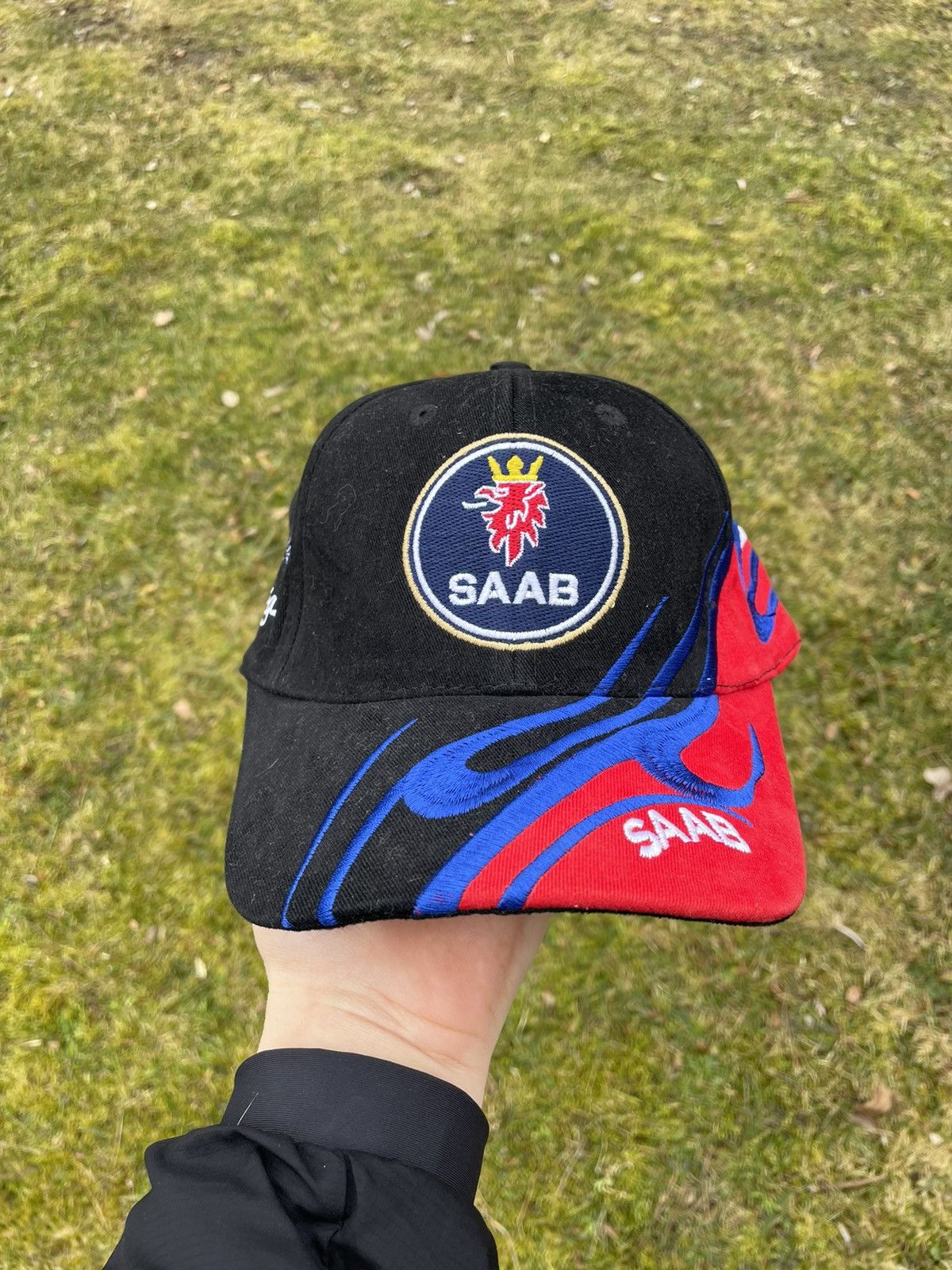 Vintage 🔥 SAAB RACING HAT 🔥 Size ONE SIZE - 2 Thumbnail