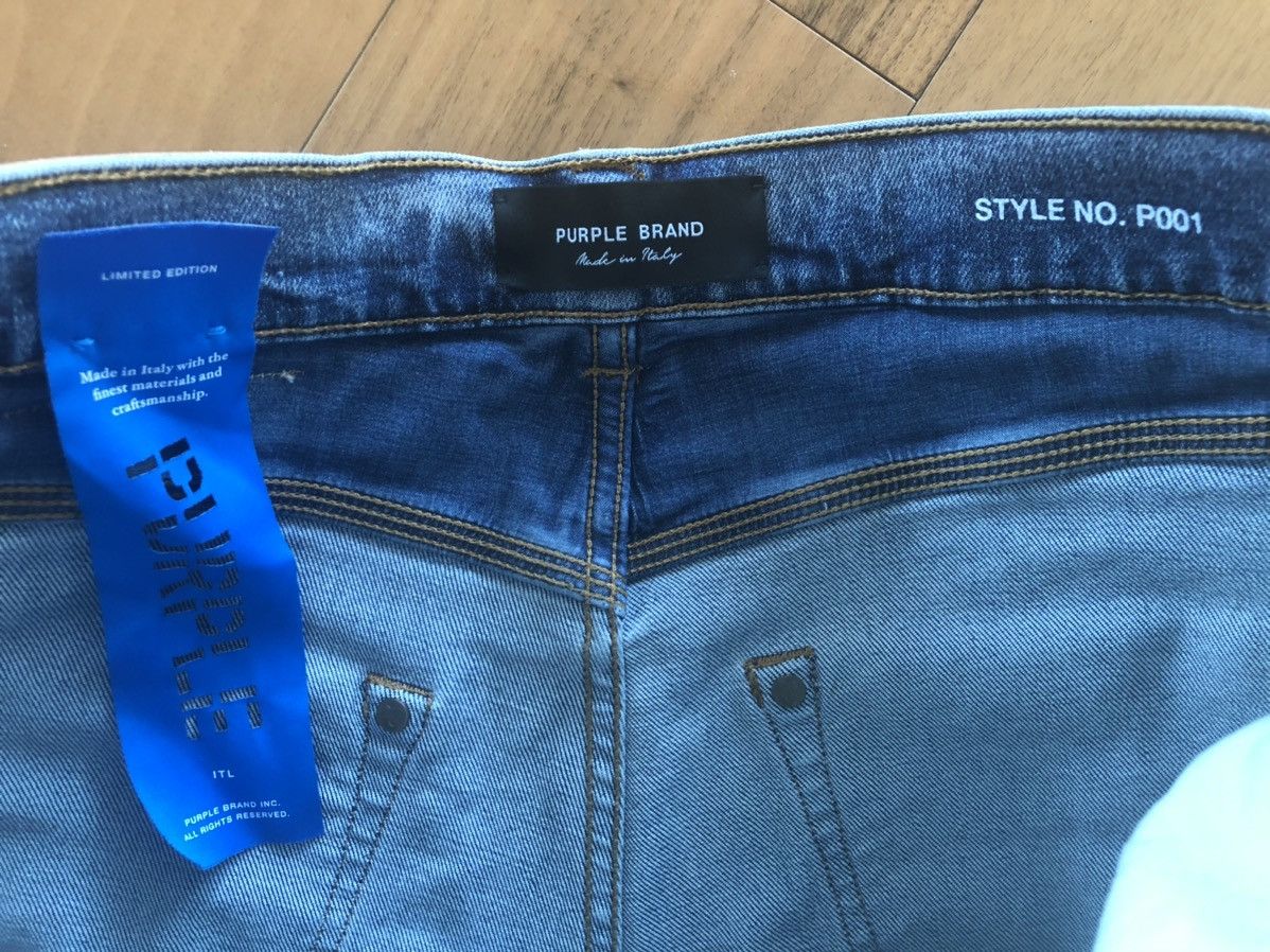 Purple Purple Brand Faded Indigo Painter Size US 29 - 7 Thumbnail