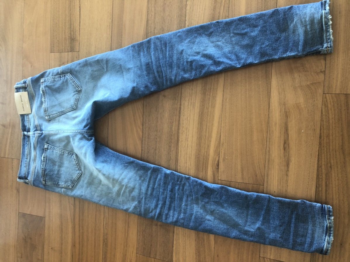 Purple Purple Brand Faded Indigo Painter Size US 29 - 3 Thumbnail