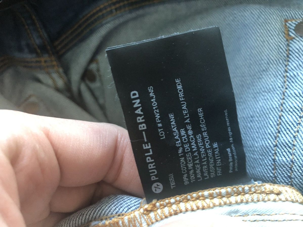 Purple Purple Brand Faded Indigo Painter Size US 29 - 9 Thumbnail