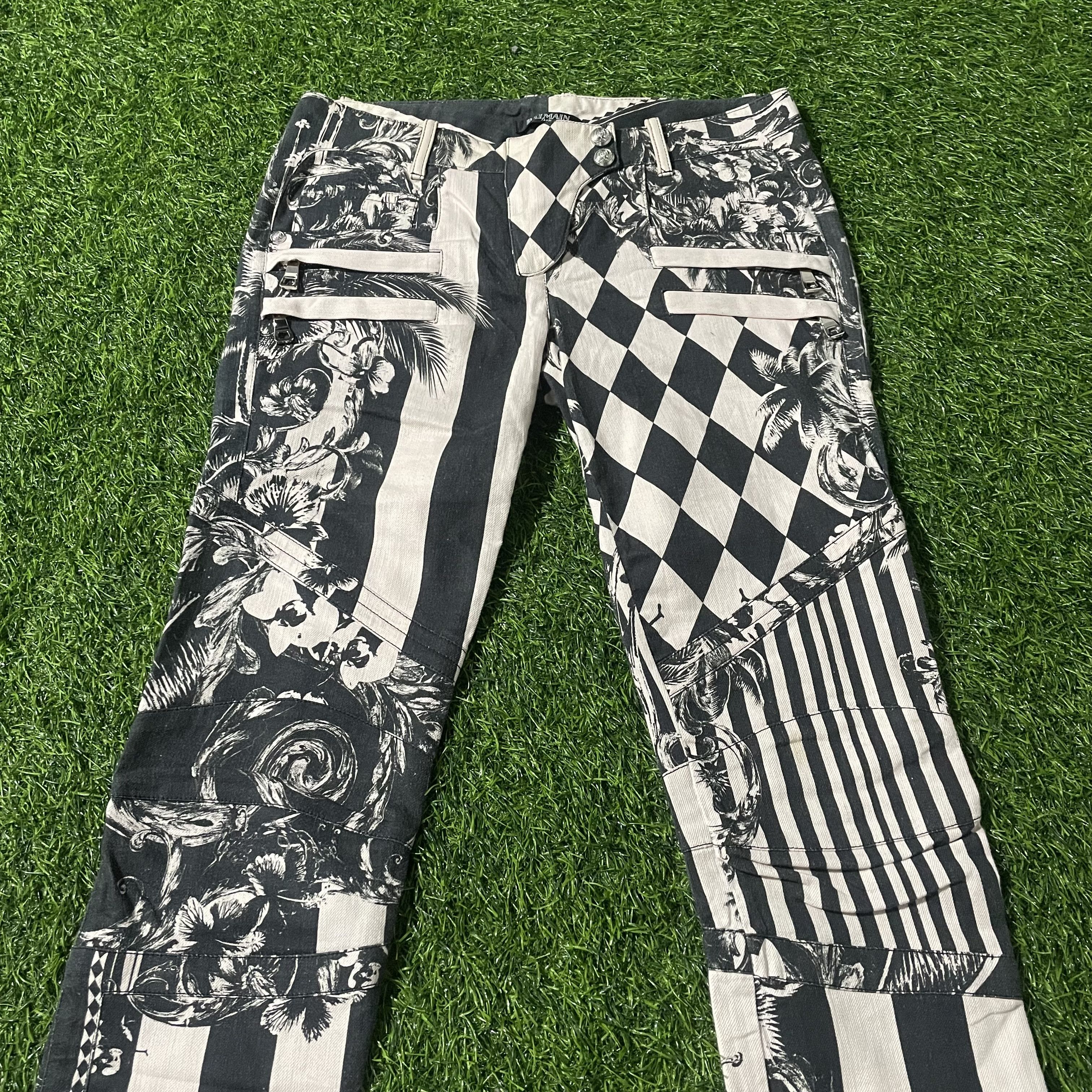 Balmain Balmain Biker Pants Size US 29 - 2 Thumbnail