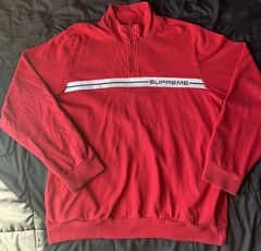 Supreme half zip warm hotsell up black