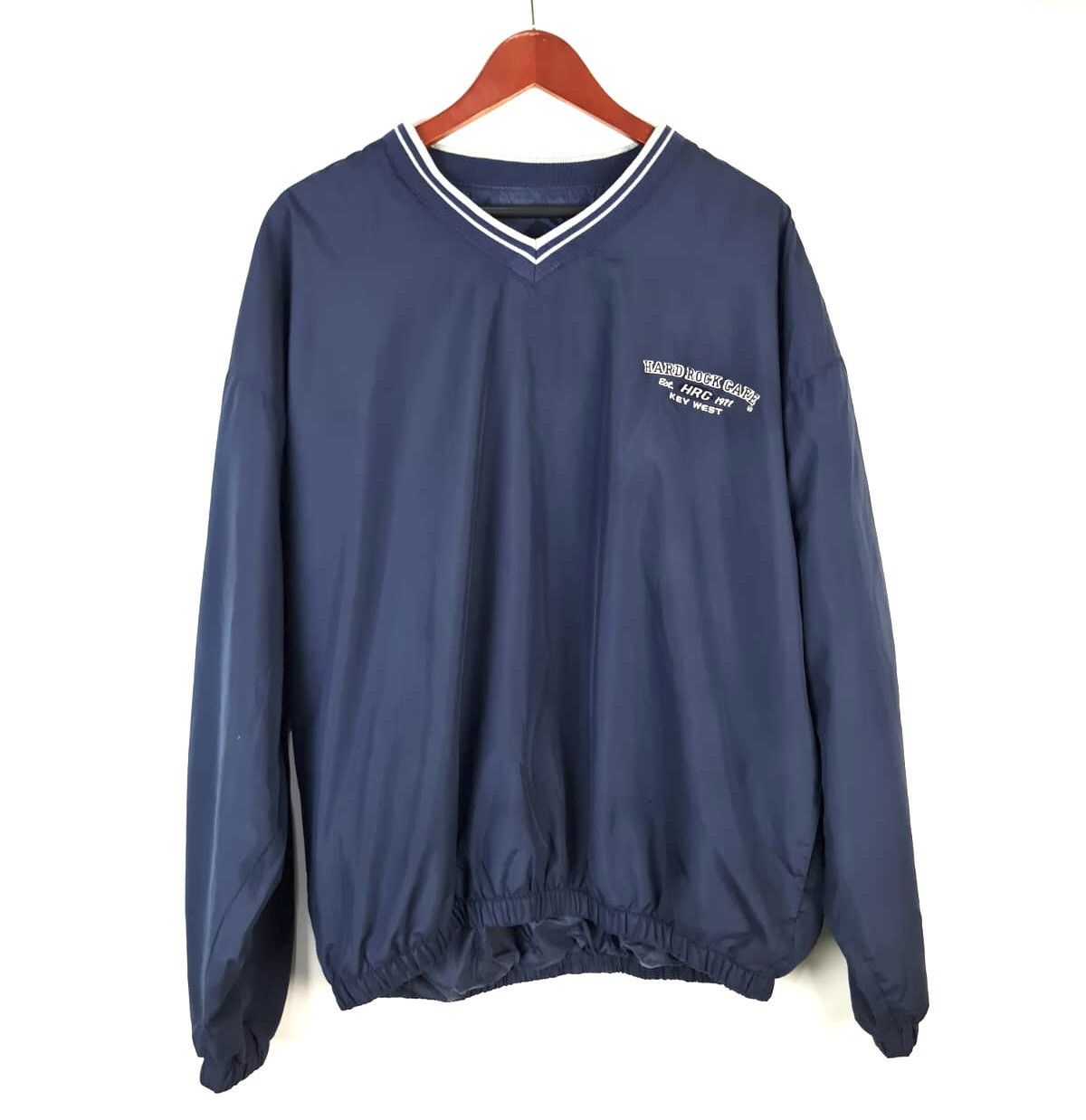 Vintage Vintage hard rock windbreaker key west classic style Large ...