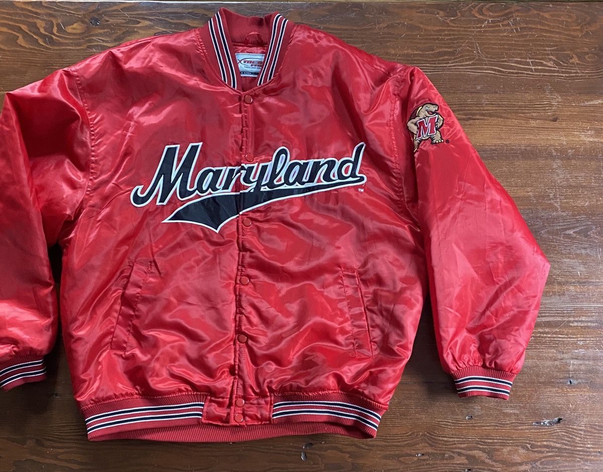 Vintage Vintage 90’s University Maryland Varsity Jacket | Grailed