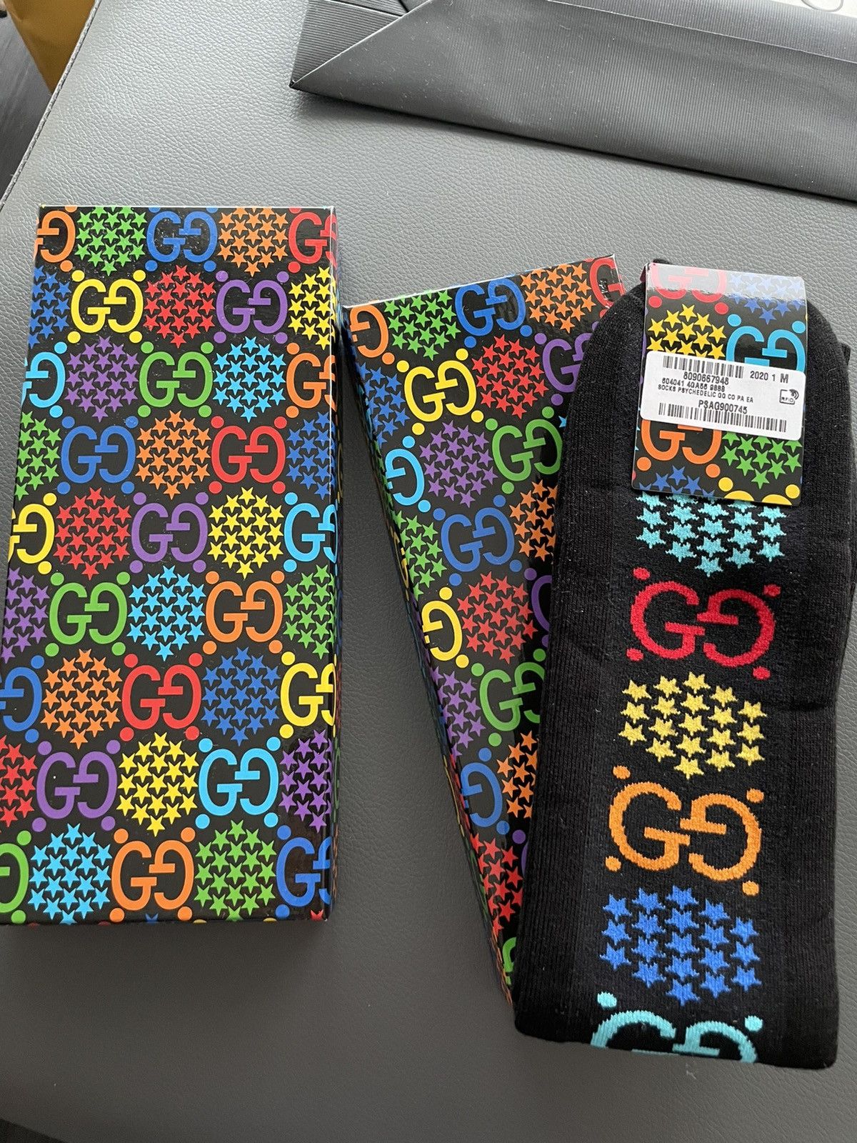 Gucci Rare Super Runway Limited Edition Gucci Socks Brand New Size ONE SIZE - 20 Thumbnail