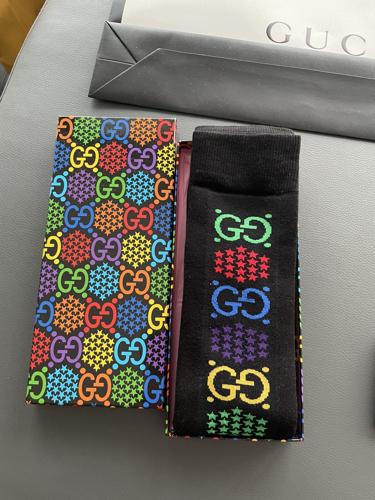 Gucci Rare Super Runway Limited Edition Gucci Socks Brand New Size ONE SIZE - 21 Thumbnail