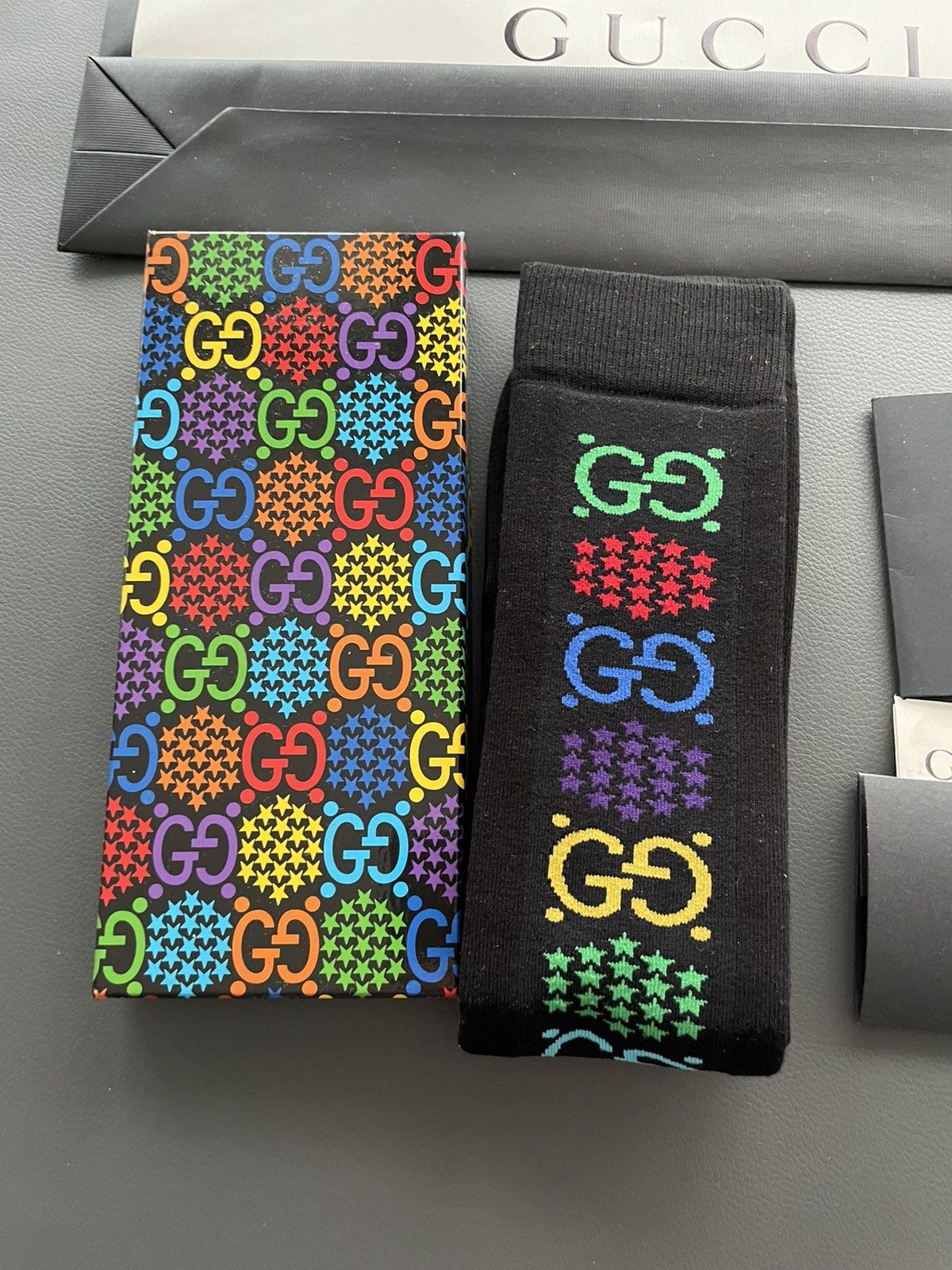 Gucci Rare Super Runway Limited Edition Gucci Socks Brand New Size ONE SIZE - 19 Thumbnail