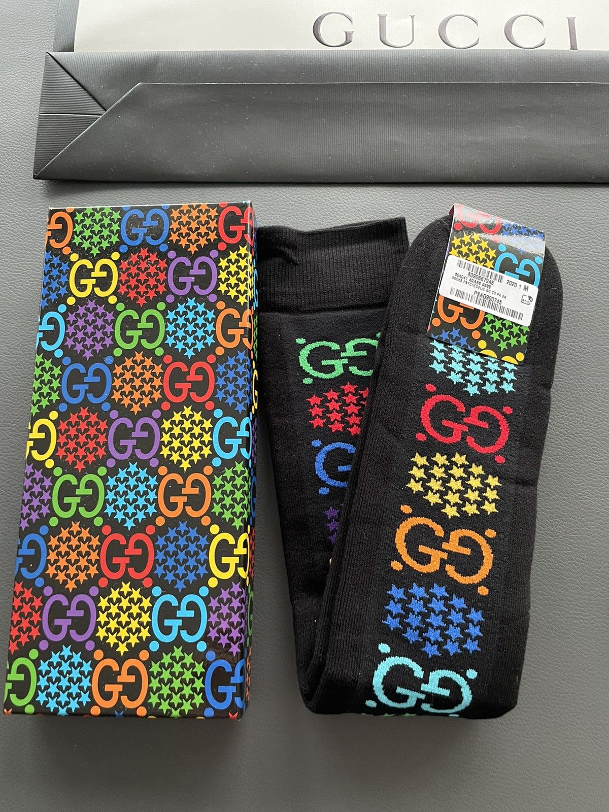 Gucci Rare Super Runway Limited Edition Gucci Socks Brand New Size ONE SIZE - 8 Thumbnail