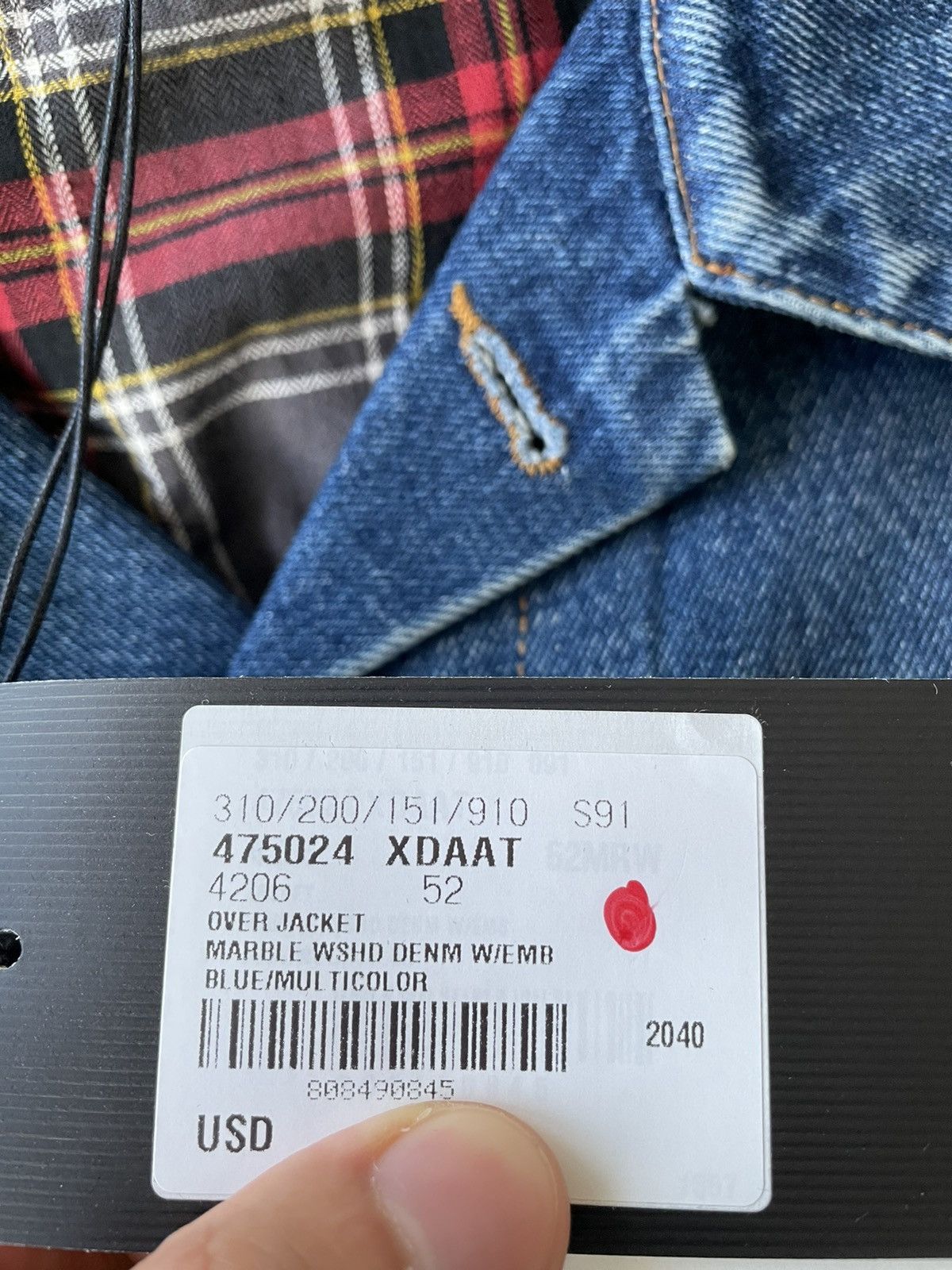 Gucci $3,300 Value Sold Out Super Runway Iconic Logo Denim Jacket Size US XL / EU 56 / 4 - 7 Thumbnail