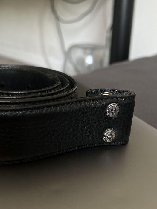 Chrome Hearts Chrome Hearts Black Leather Belt Strap | Grailed