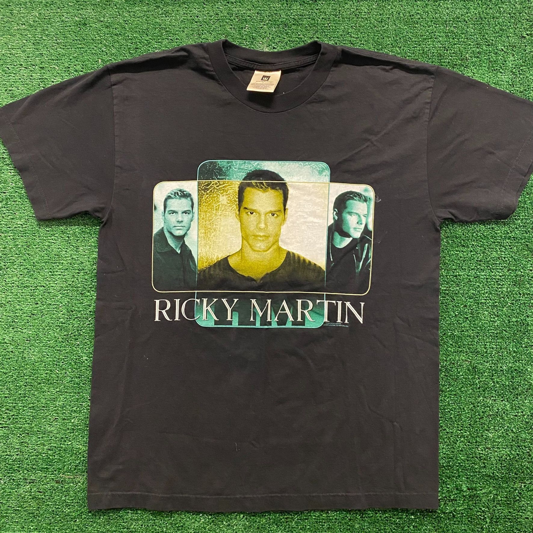 Designer × Rap Tees × Vintage Vintage Ricky Martin Live Tour Tee 