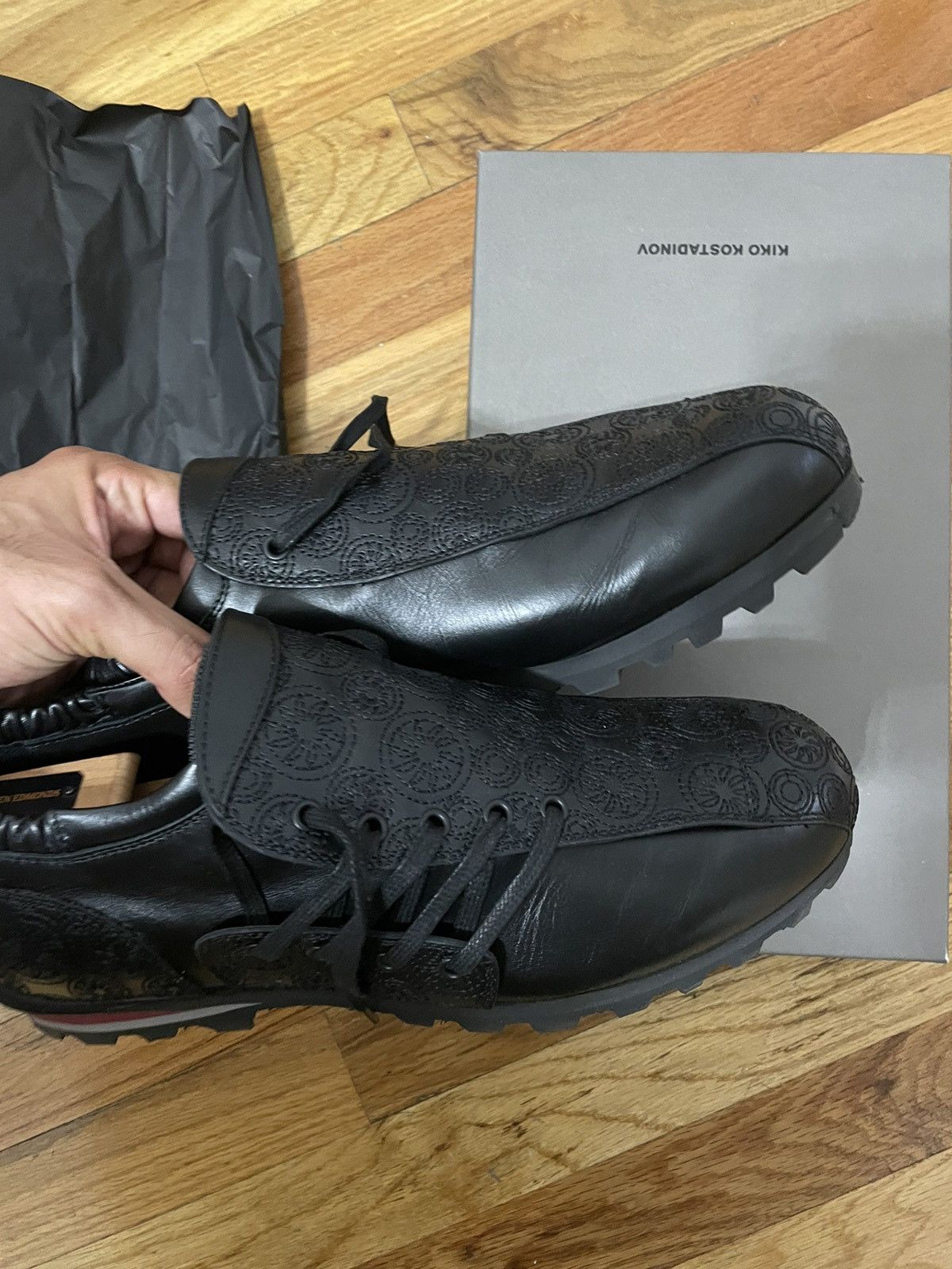 Kiko Kostadinov Haidu lace-up leather shoes | Grailed
