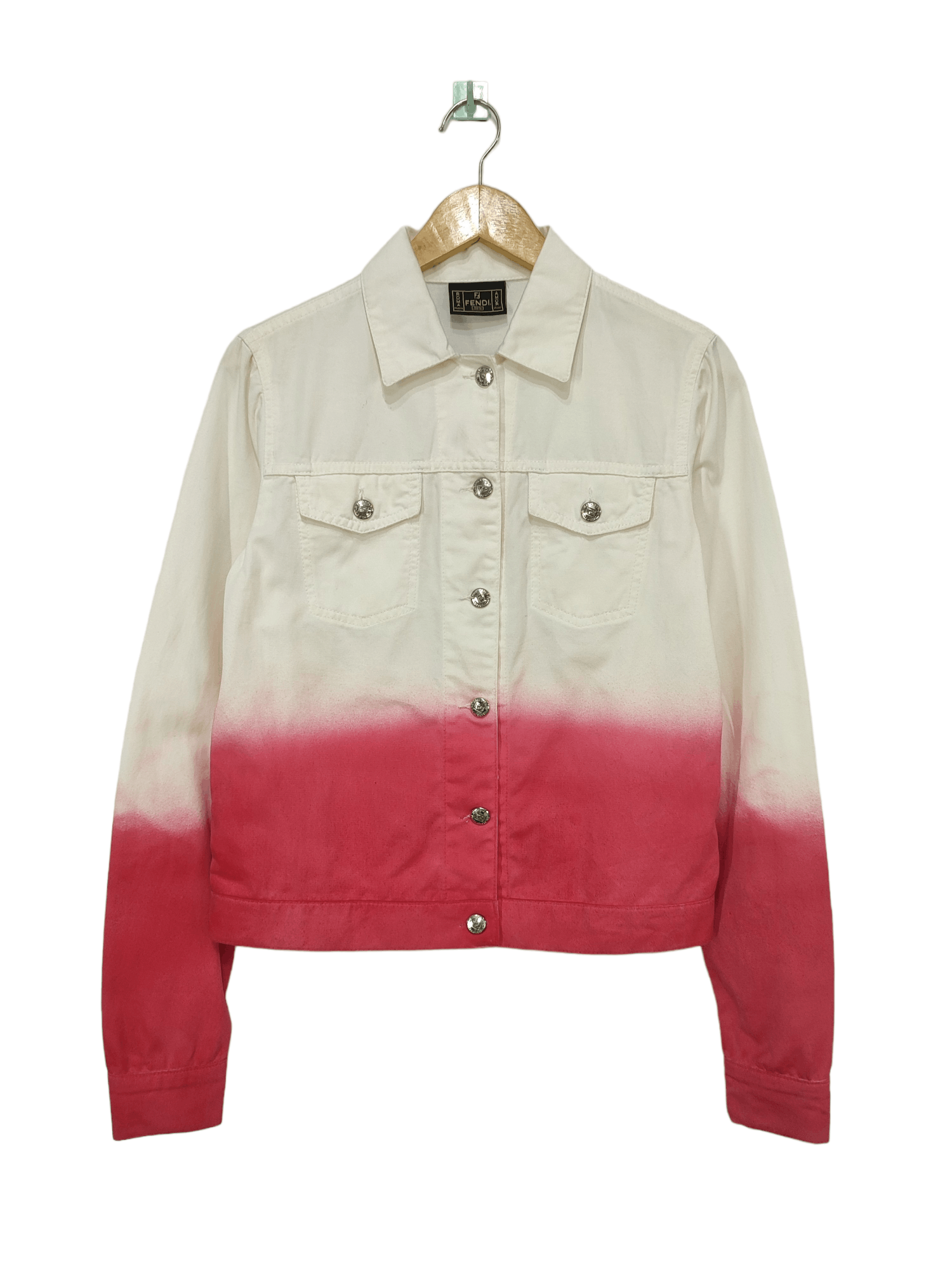 RARE🔥Fendi Gradient Trucker Jacket