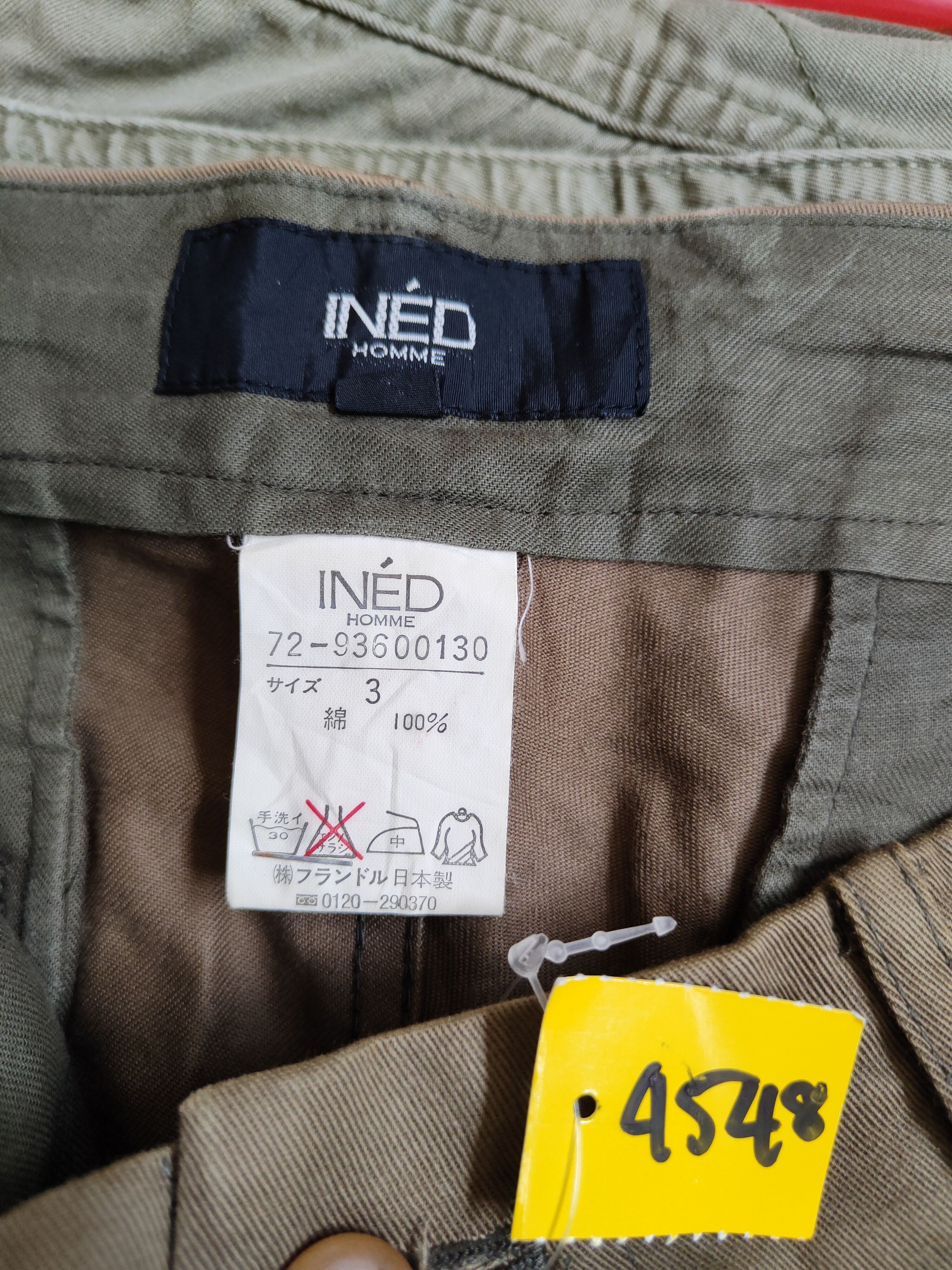 Yohji Yamamoto INED Homme by Yohji Yamamoto Green cargo Pants #4548 Size US 30 / EU 46 - 13 Thumbnail
