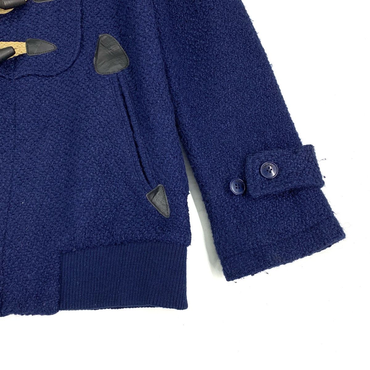 Issey Miyake × Japanese Brand Vintage Ne-Net By Issey Miyake Duffle Wool Zipper Hoodies Size US M / EU 48-50 / 2 - 7 Thumbnail